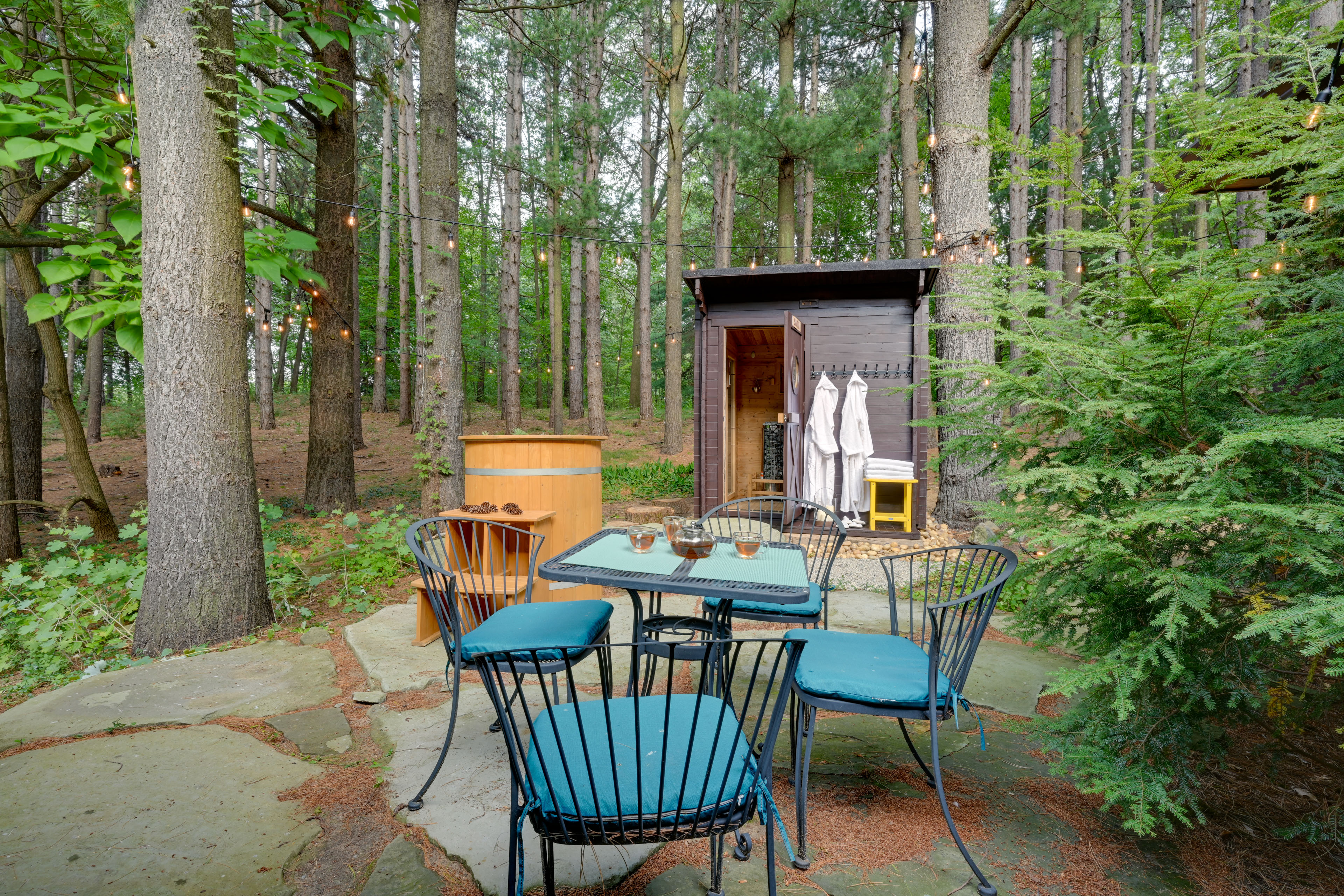 Magical Metamora Cottage w/ Fire Pit, Pond, Deck!