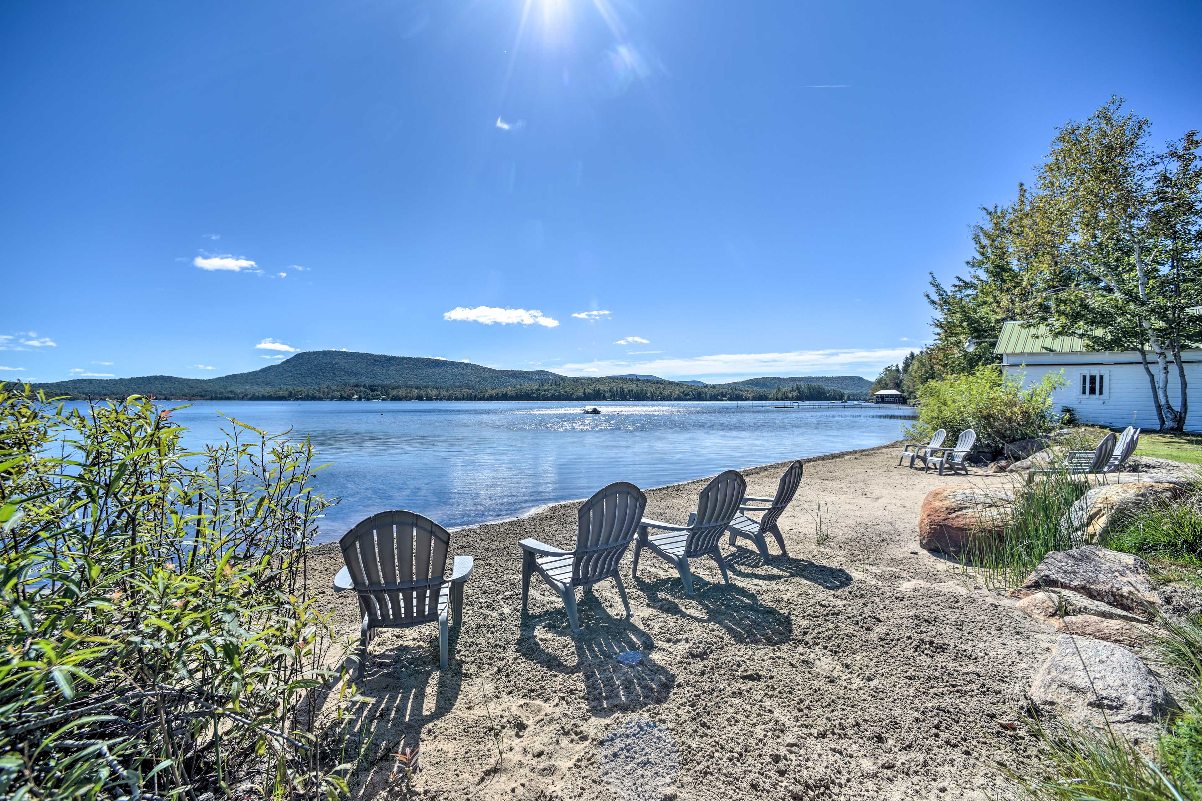 Property Image 2 - Lakefront Adirondack Getaway w/ Beach + Kayaks!