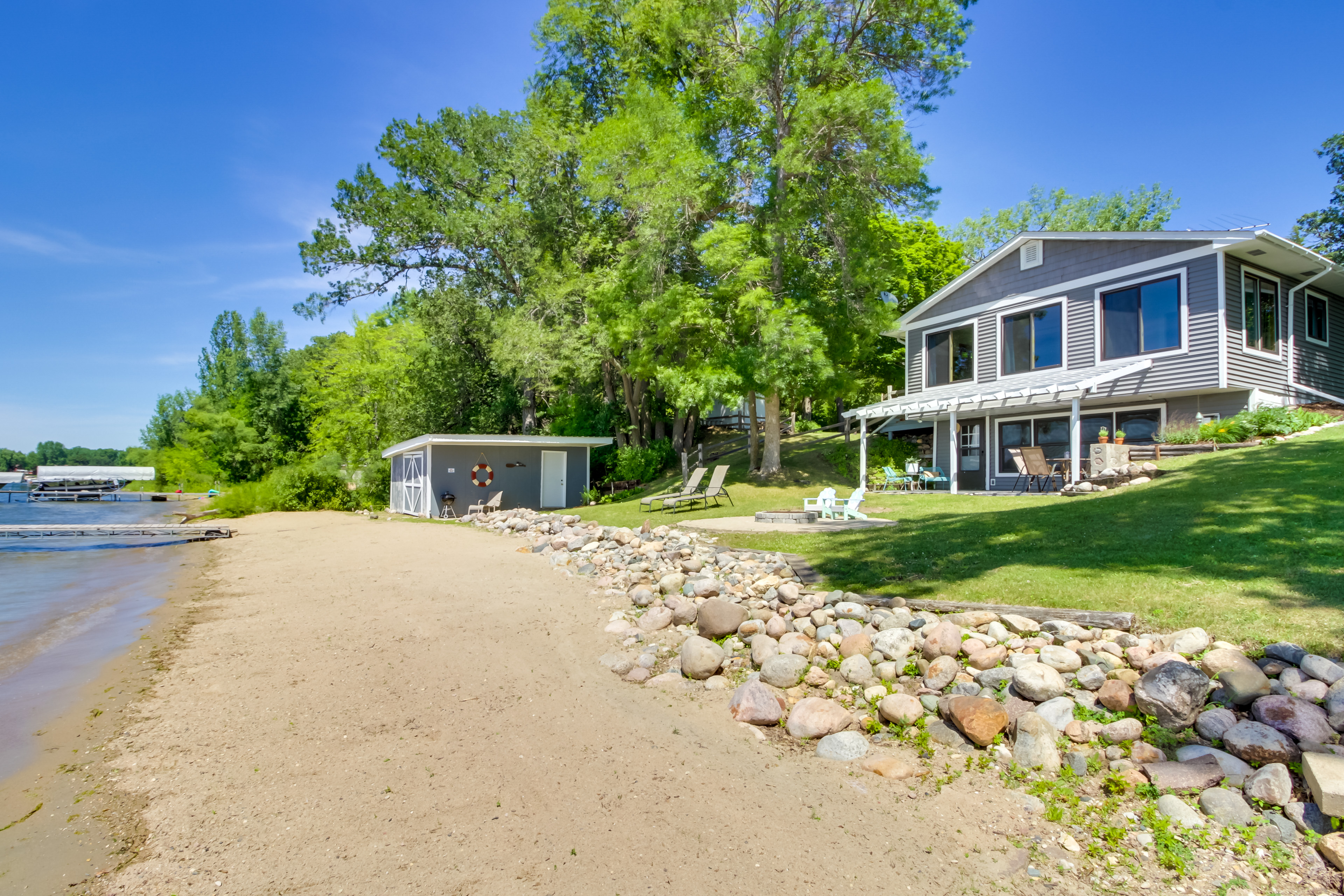 House on Lake Mary w/ Boat Dock & Lakeside Beach!