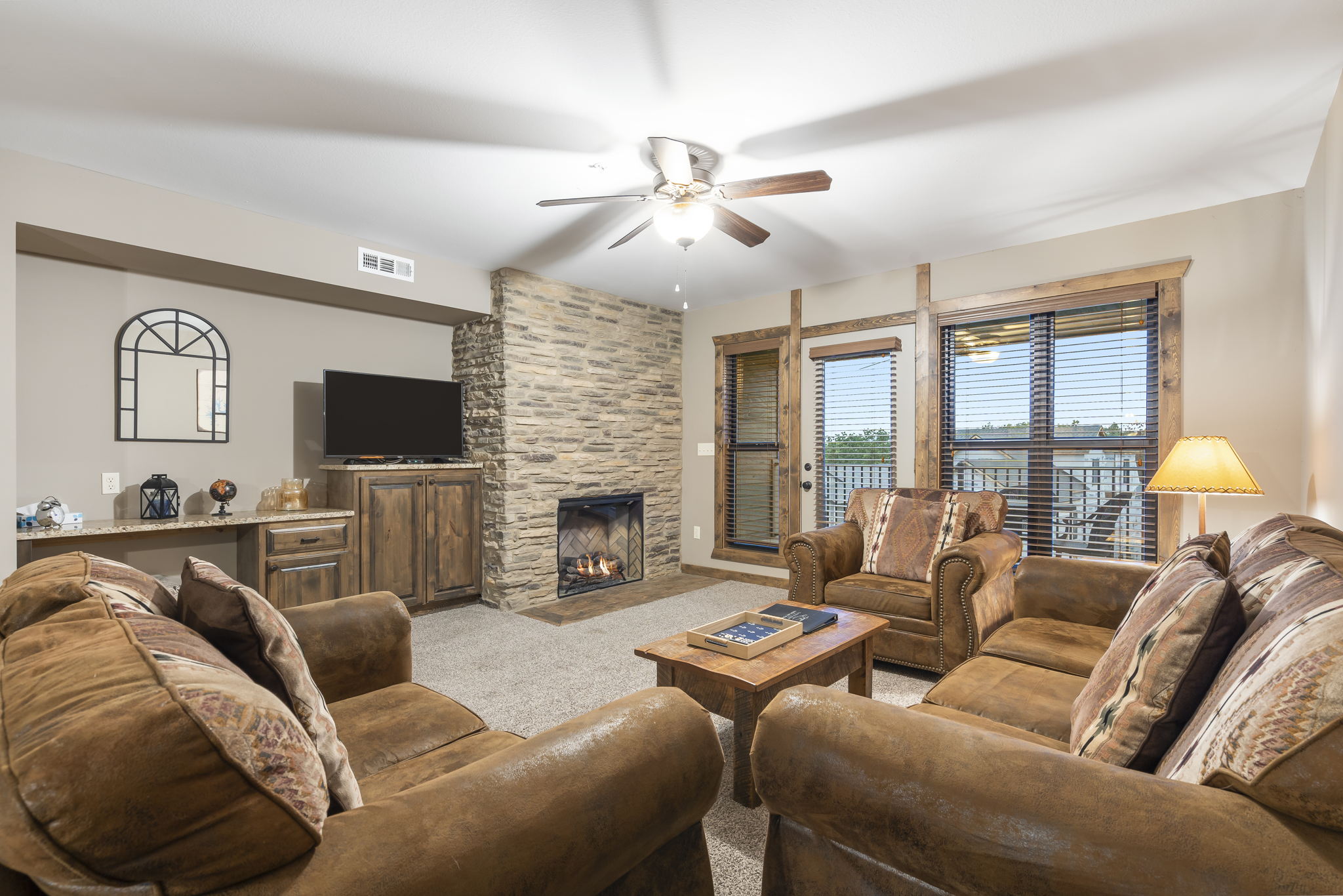 One Bedroom Unit Living Room