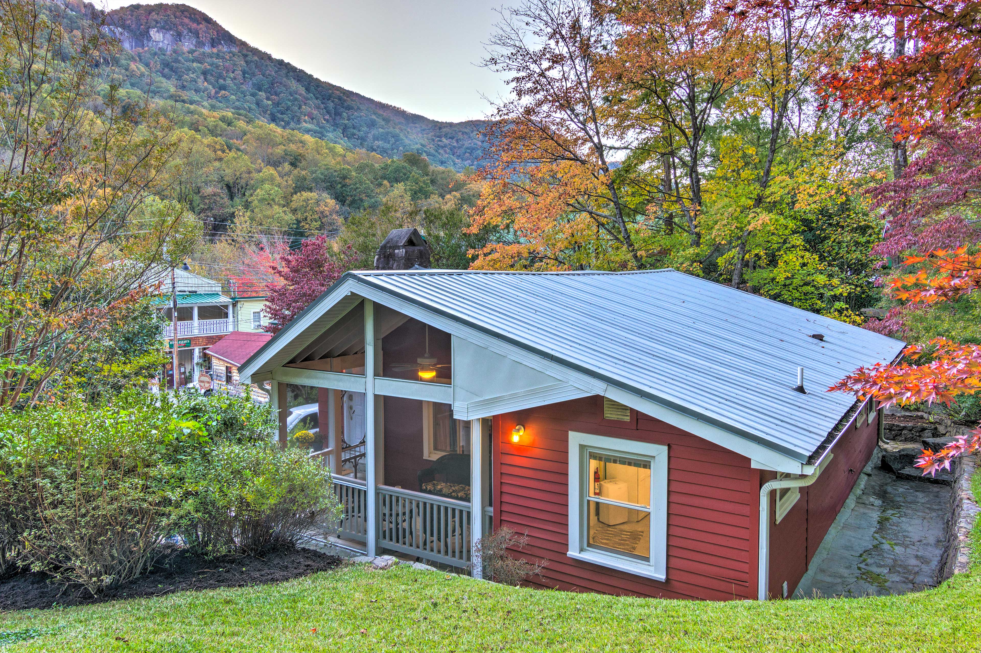 Property Image 1 - Private & Cozy Chimney Rock Abode w/ Fire Pit