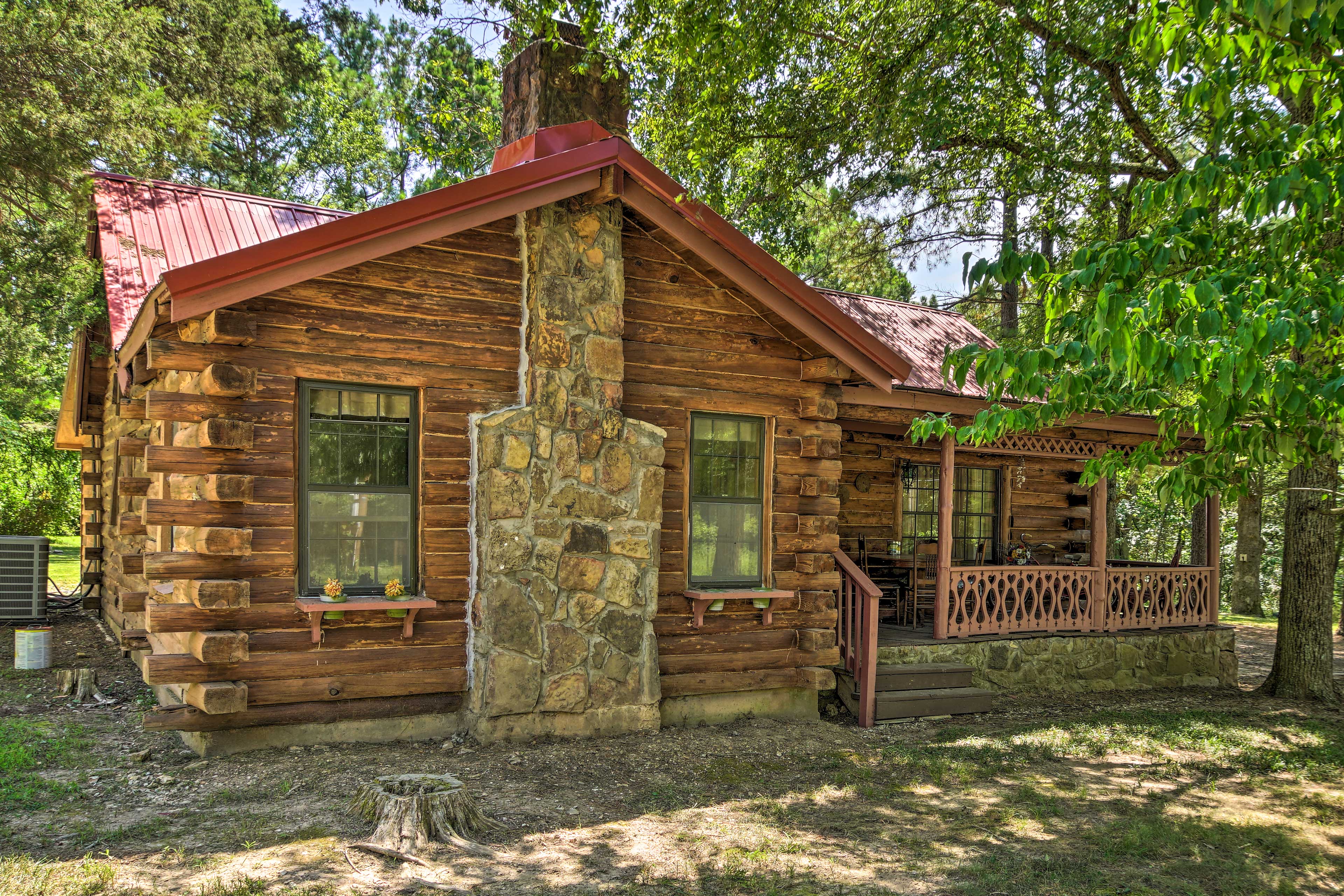 Property Image 2 - Picturesque Log Cabin < 1 Mile to Table Rock Lake!