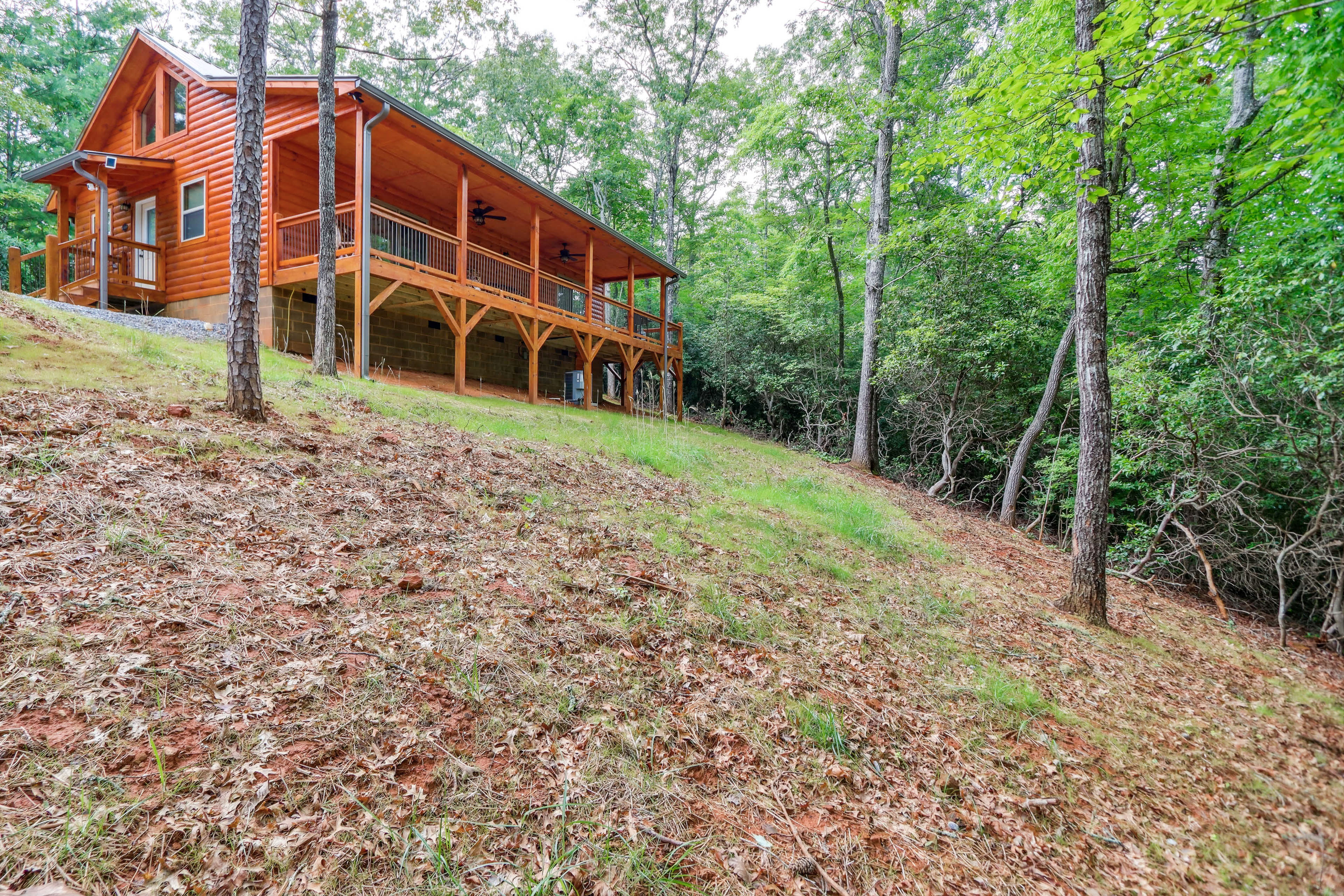 Property Image 2 - Private Murphy Cabin Rental with Wraparound Porch!