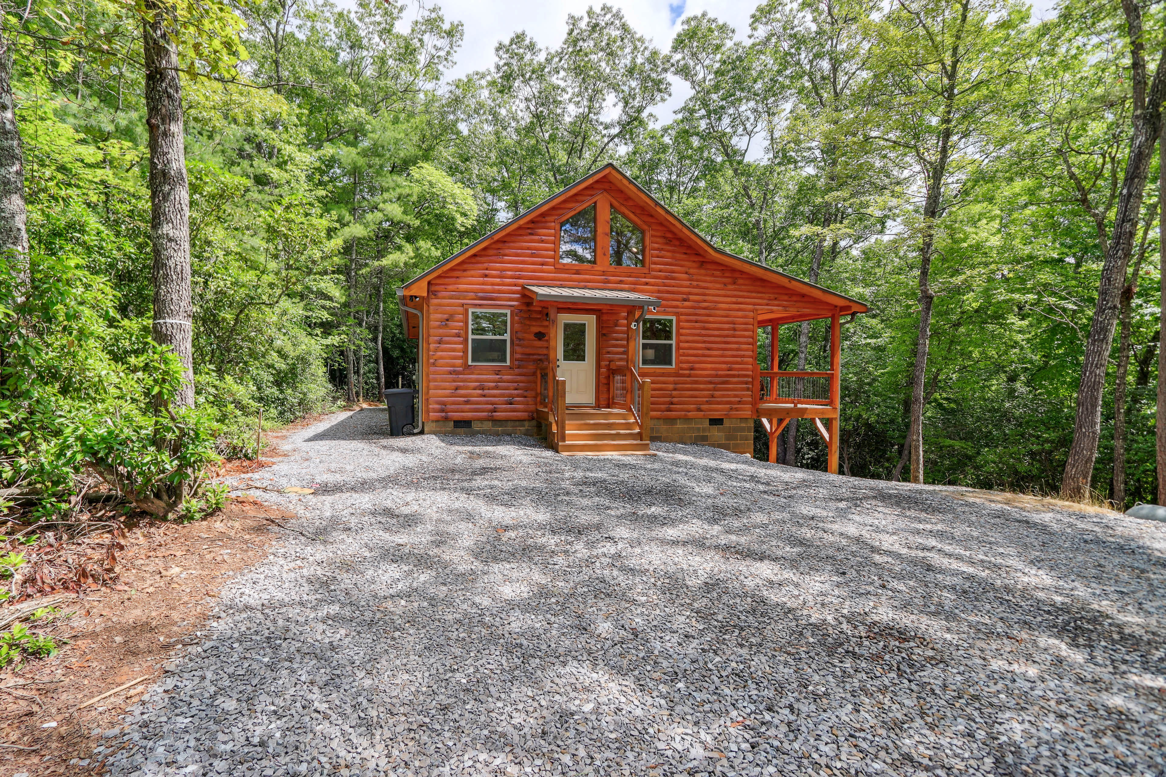 Property Image 1 - Private Murphy Cabin Rental with Wraparound Porch!