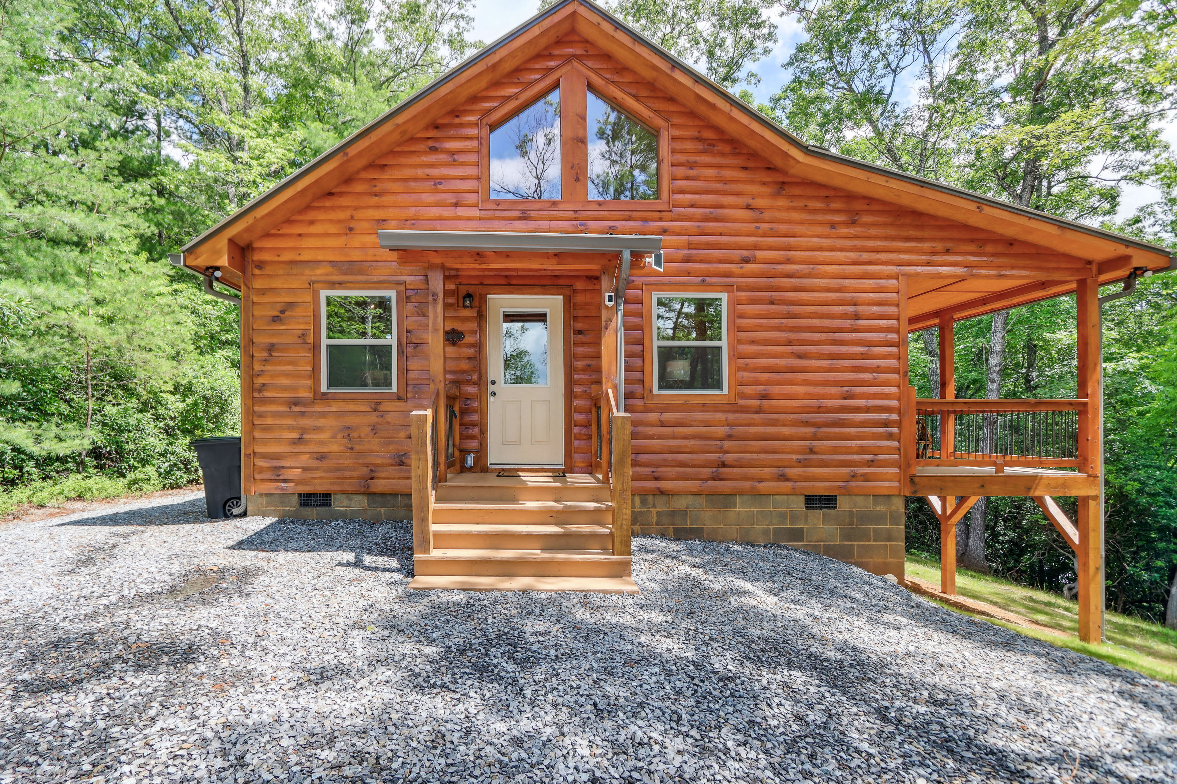 Property Image 1 - Private Murphy Cabin Rental with Wraparound Porch!