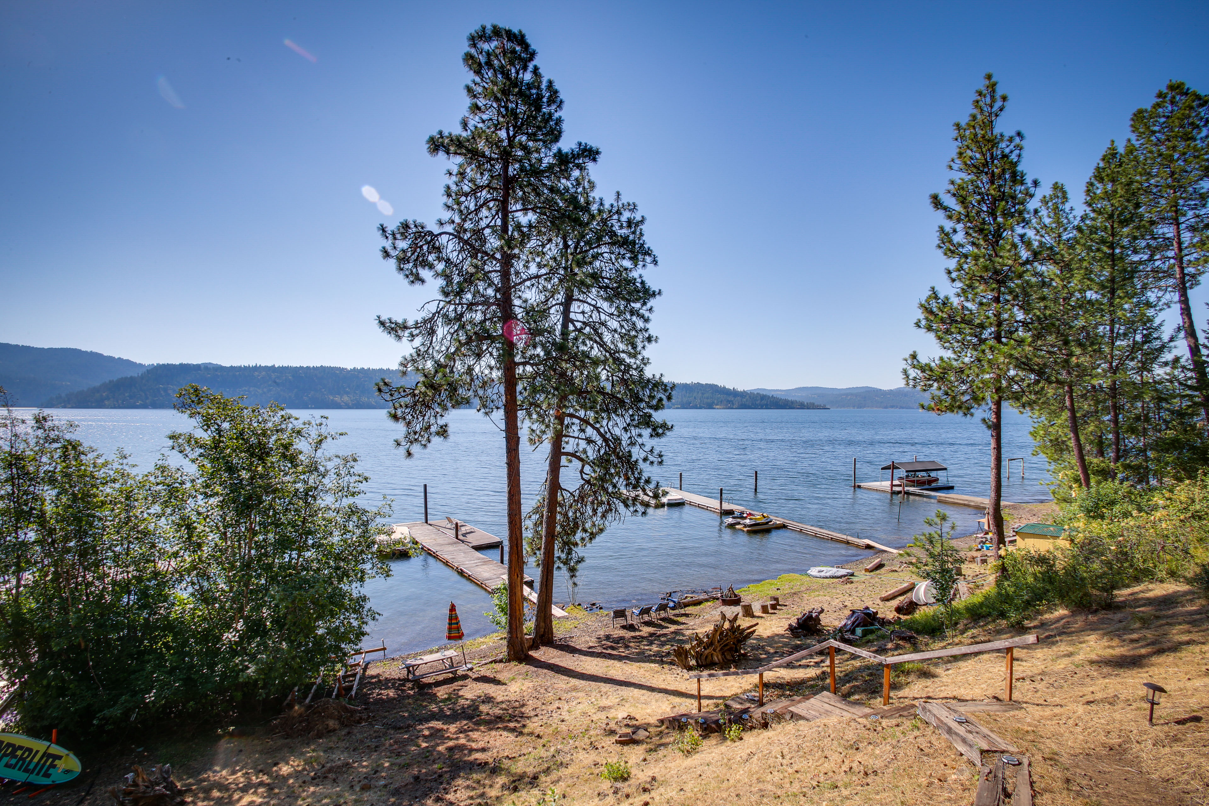 Property Image 2 - Lakefront Bliss: Coeur d’Alene Cabin w/ Dock!