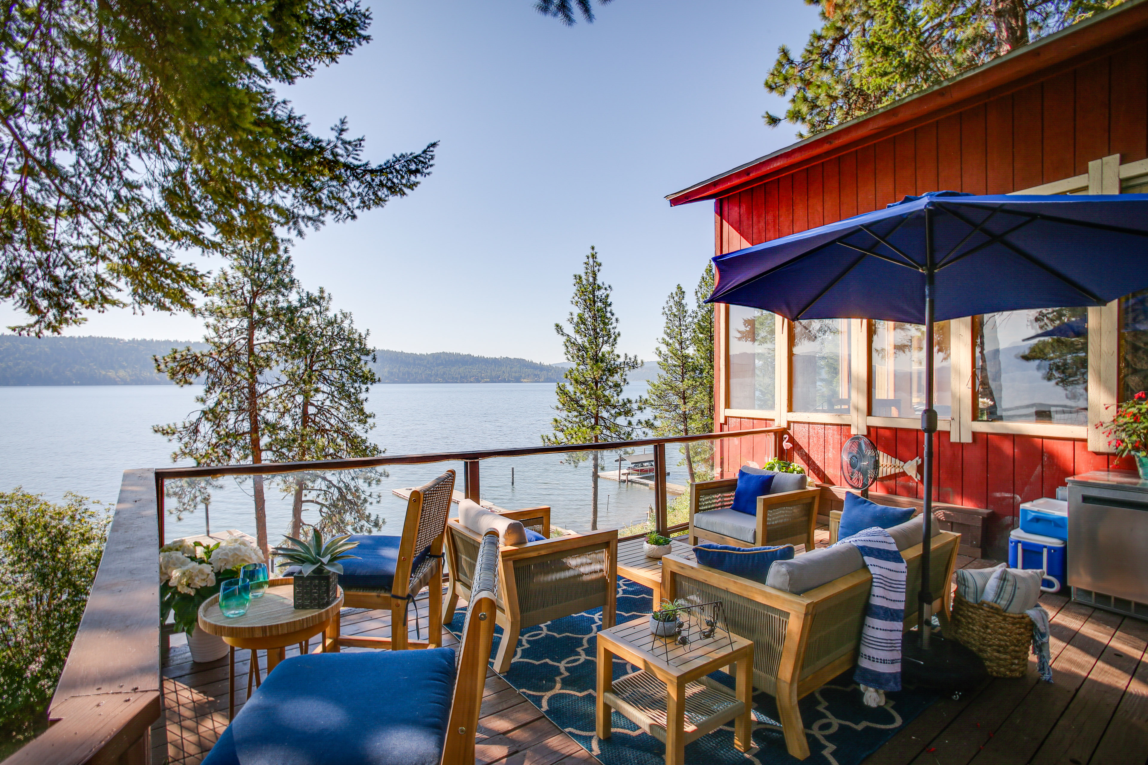 Property Image 1 - Lakefront Bliss: Coeur d’Alene Cabin w/ Dock!