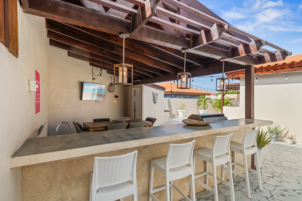 Fire up the BBQ and enjoy outdoor dining with family and friends in our spacious grilling area.