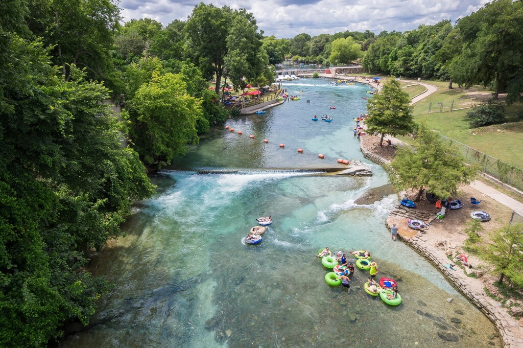 The beautiful Comal River! 