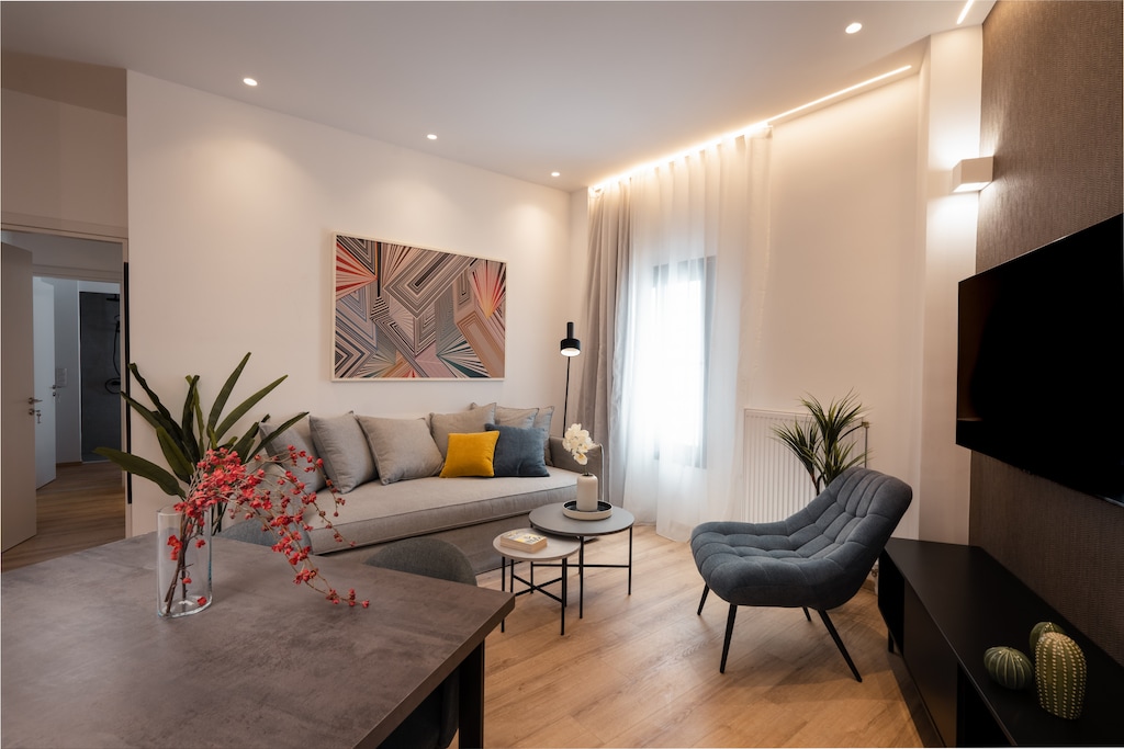 A refined residence in Athens that feels like your second home.