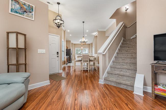 View of Dining Room from Living Room