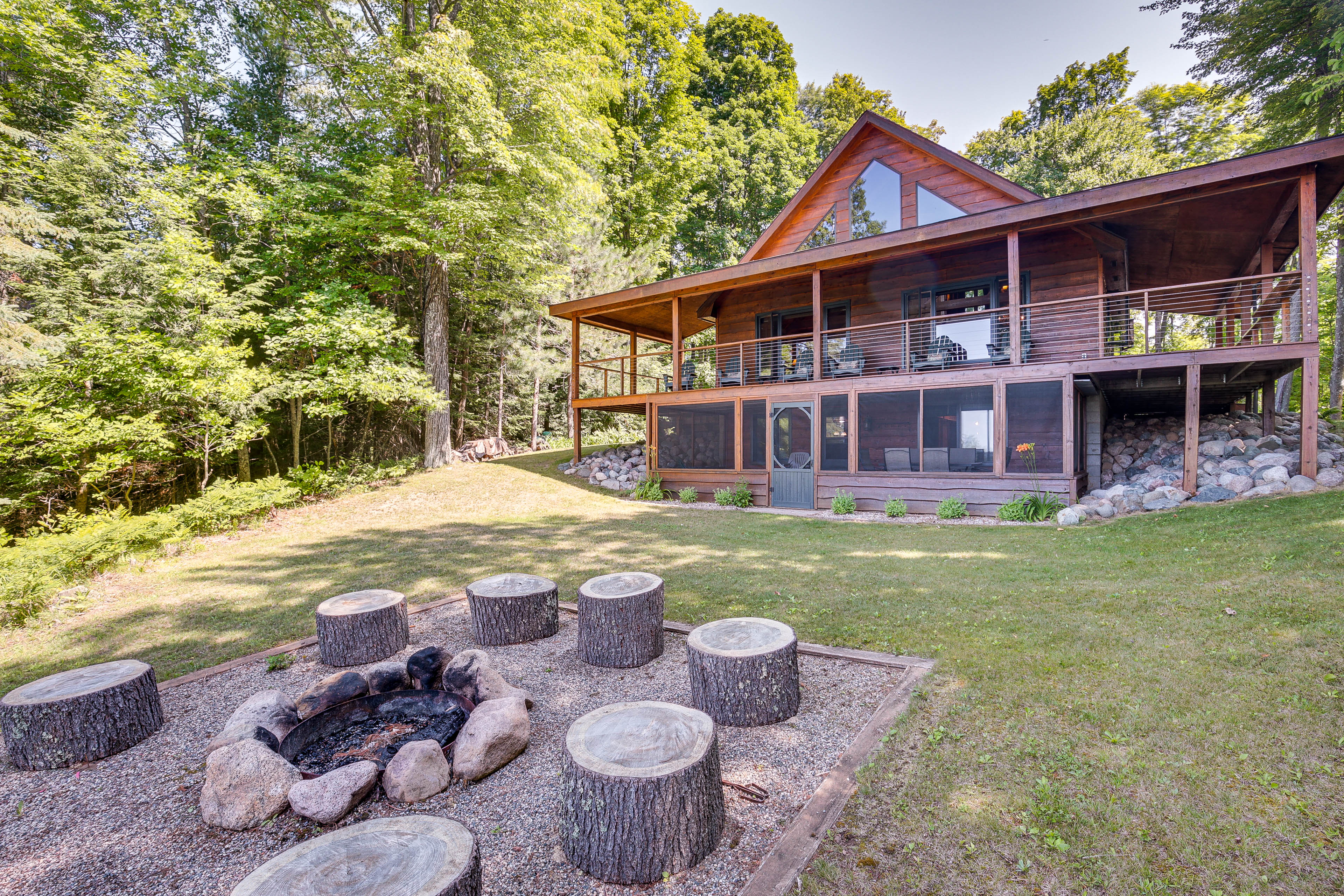 Property Image 1 - Lakefront Townsend Cabin w/ Fire Pit, Private Dock