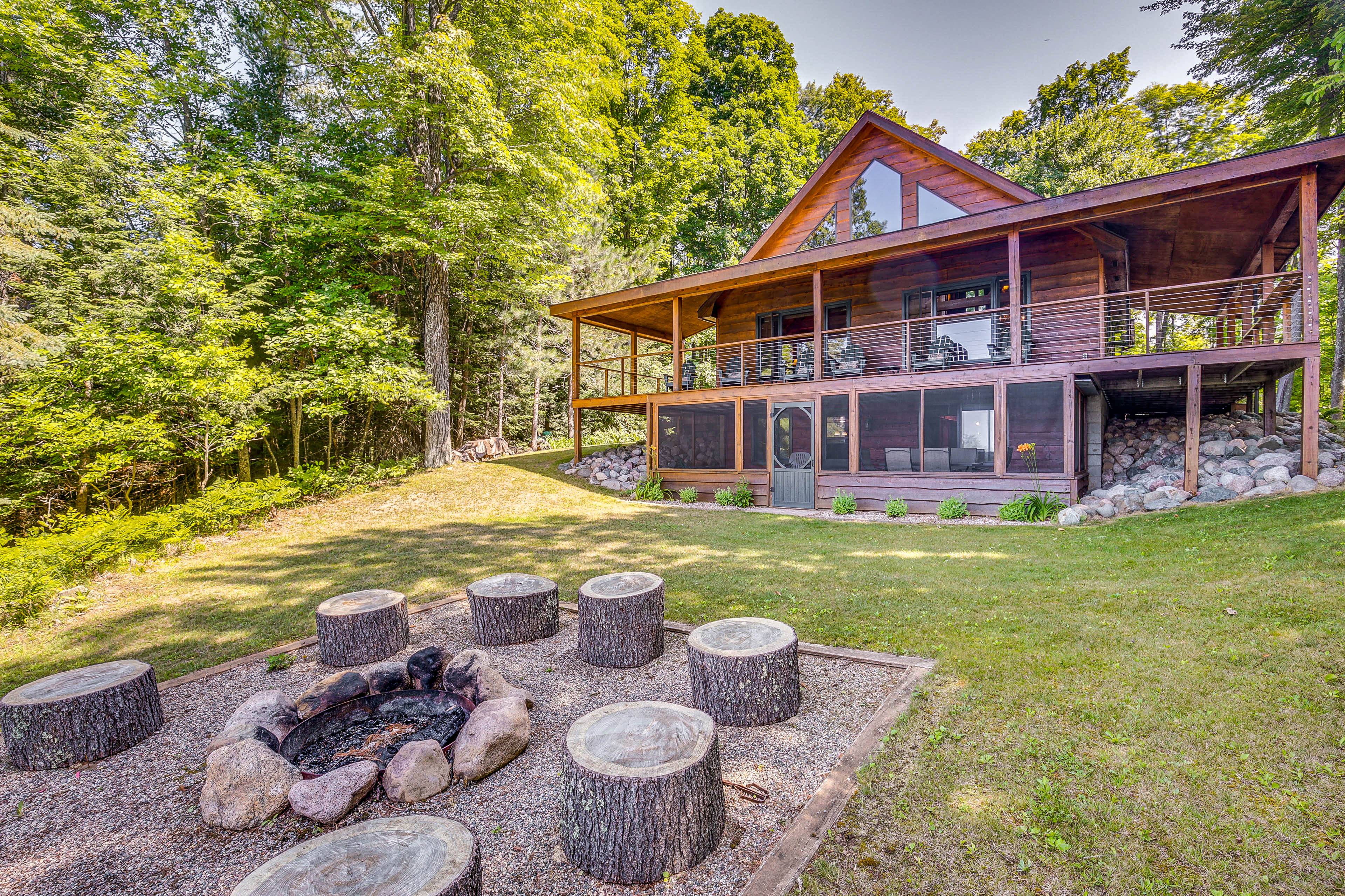 Property Image 1 - Lakefront Townsend Cabin w/ Fire Pit, Private Dock