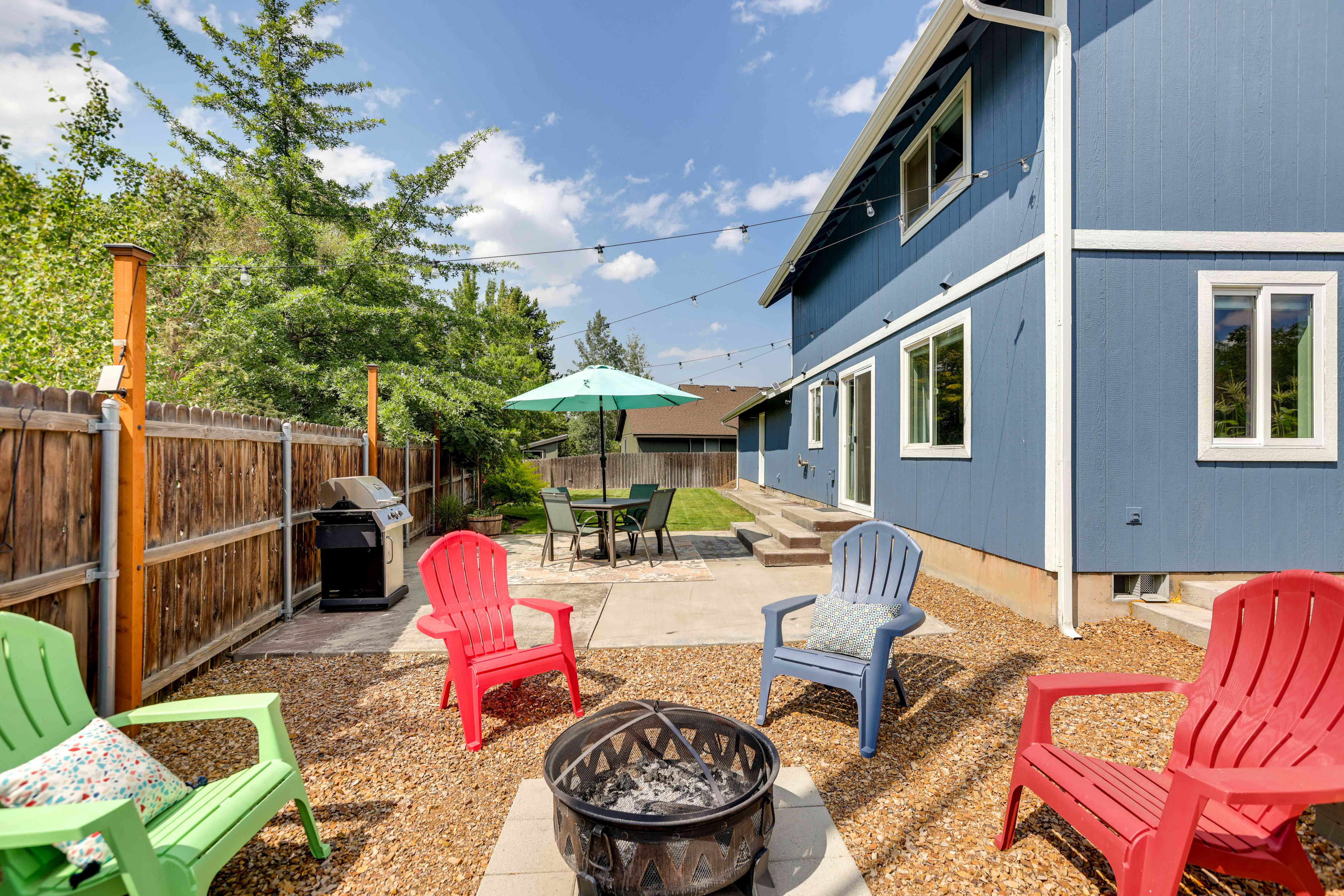 Property Image 2 - Colorful Bend Home w/ Yard & Fire Pit!