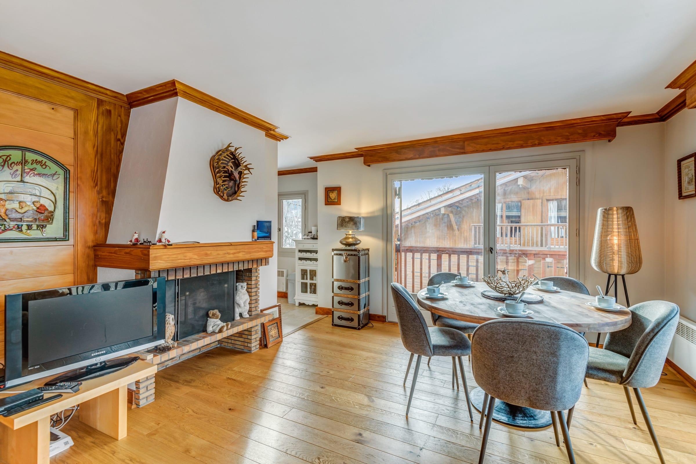 Property Image 2 - Superb and calm flat with balcony in Megève