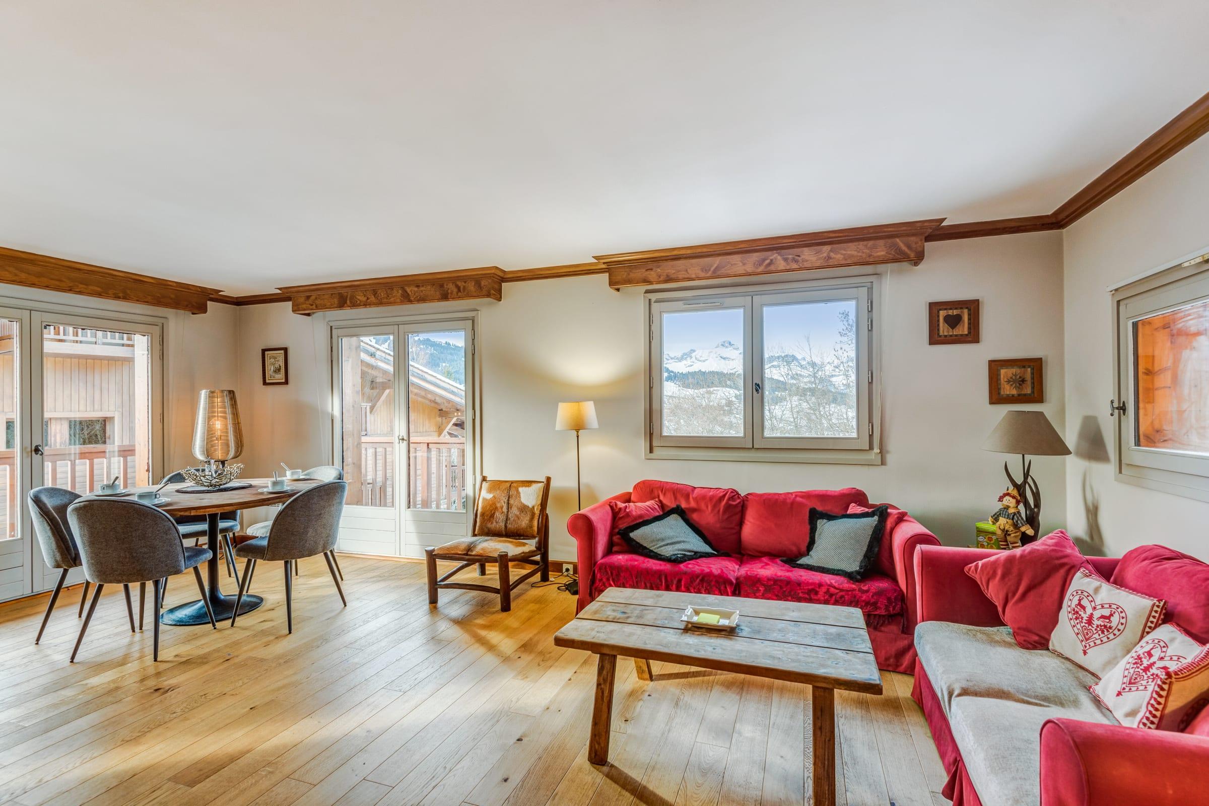 Property Image 1 - Superb and calm flat with balcony in Megève