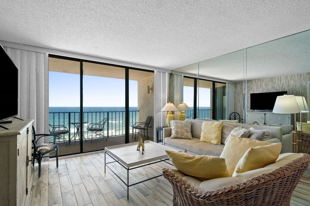 Living Area with Balcony