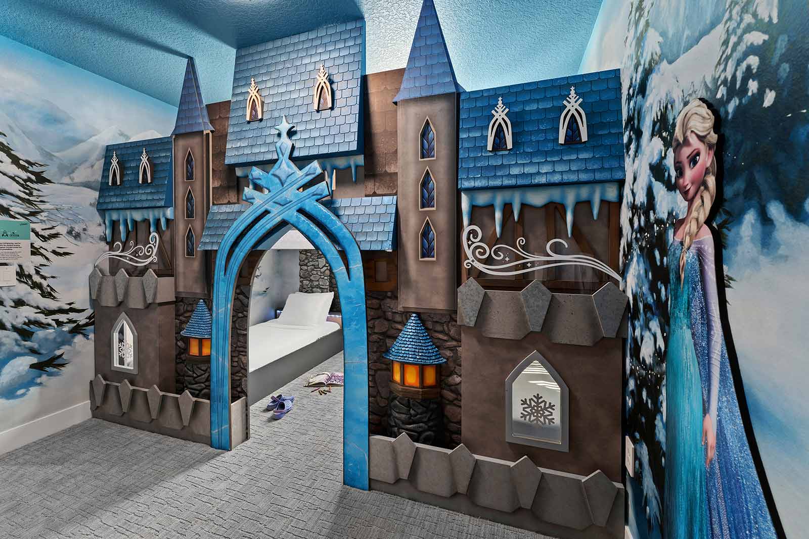 Enchanted Castle Themed Bedroom on Second Floor