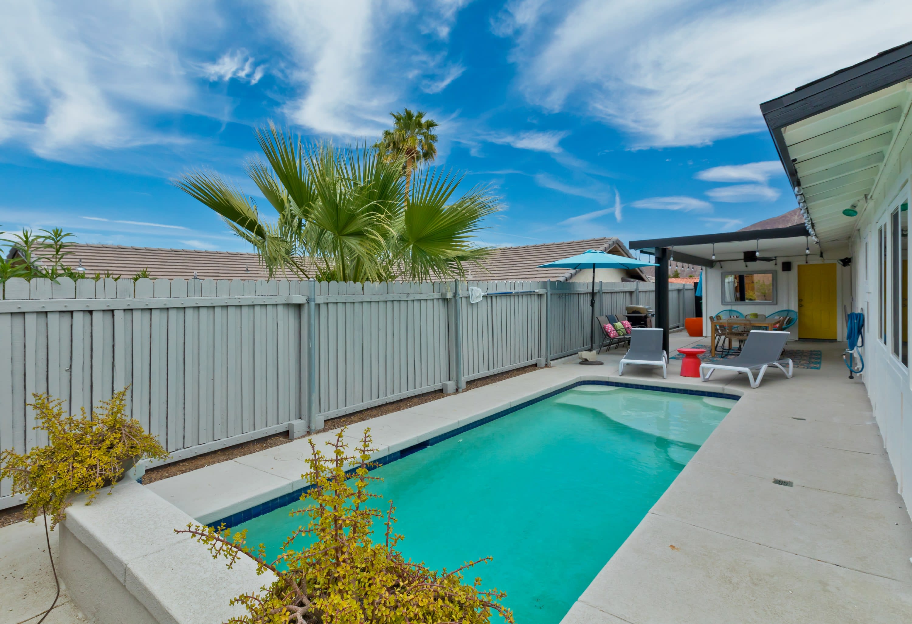 Mid Century Pool Zen Vibes in La Quinta.