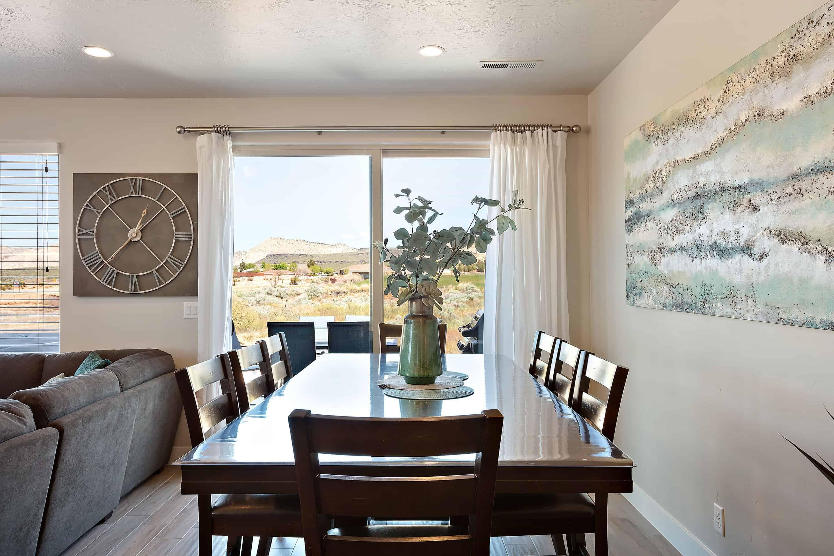 Share memories and stories while enjoying a family style meal around the Dining Table.