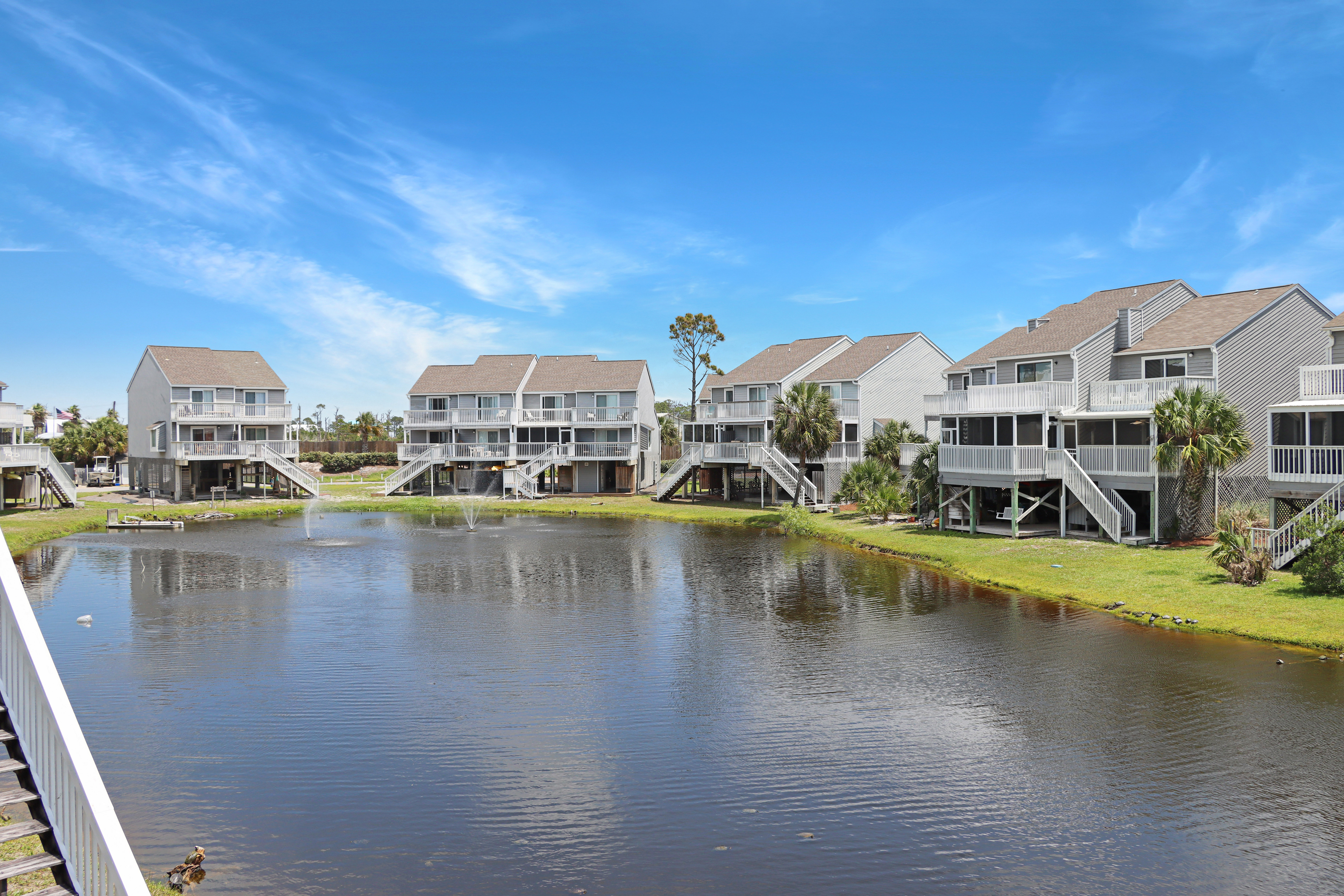 Pond View from Main Floor Deck