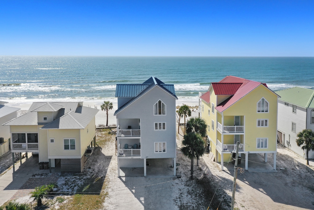 Roadside Exterior with Gulf View