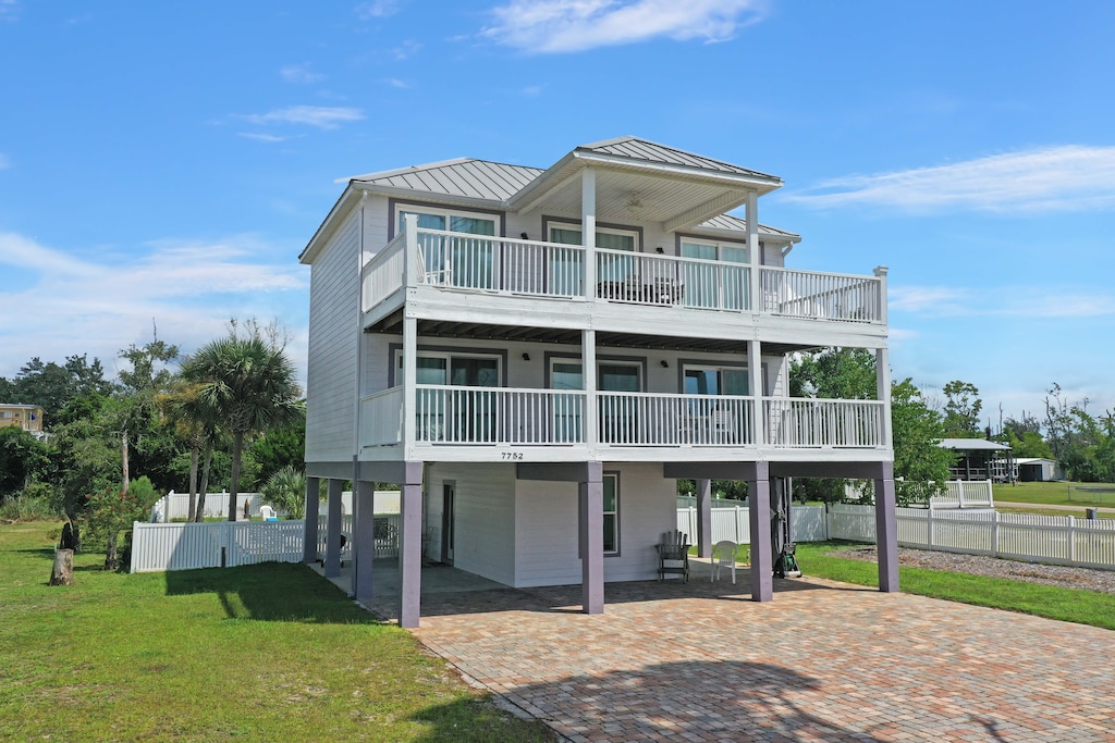 Plenty of Parking and Lots of Decks