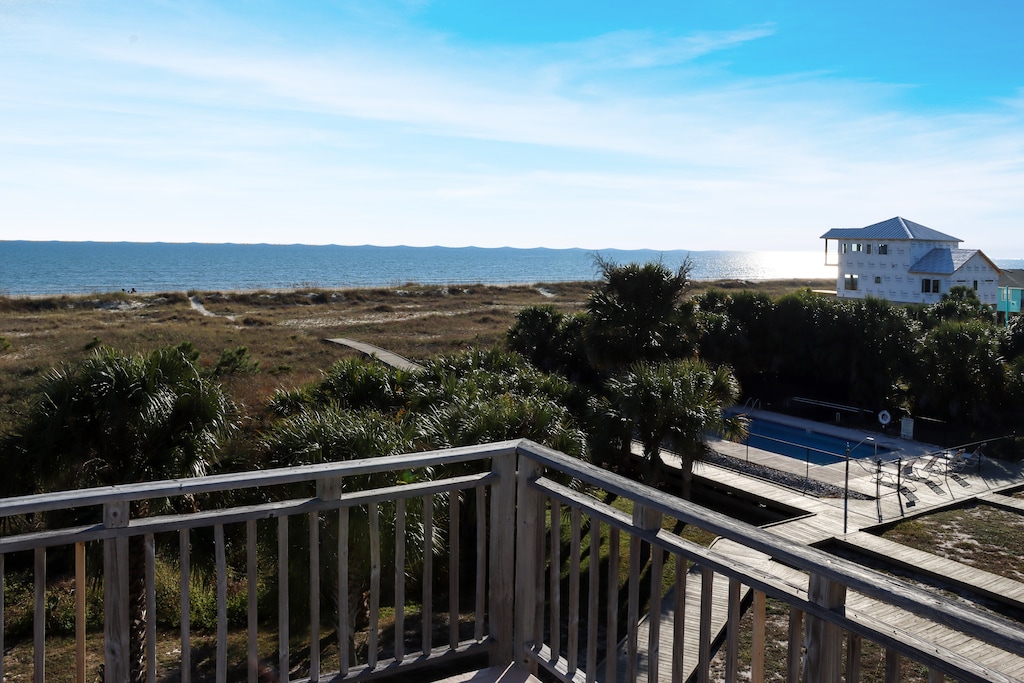 Top Floor View of Community Pool