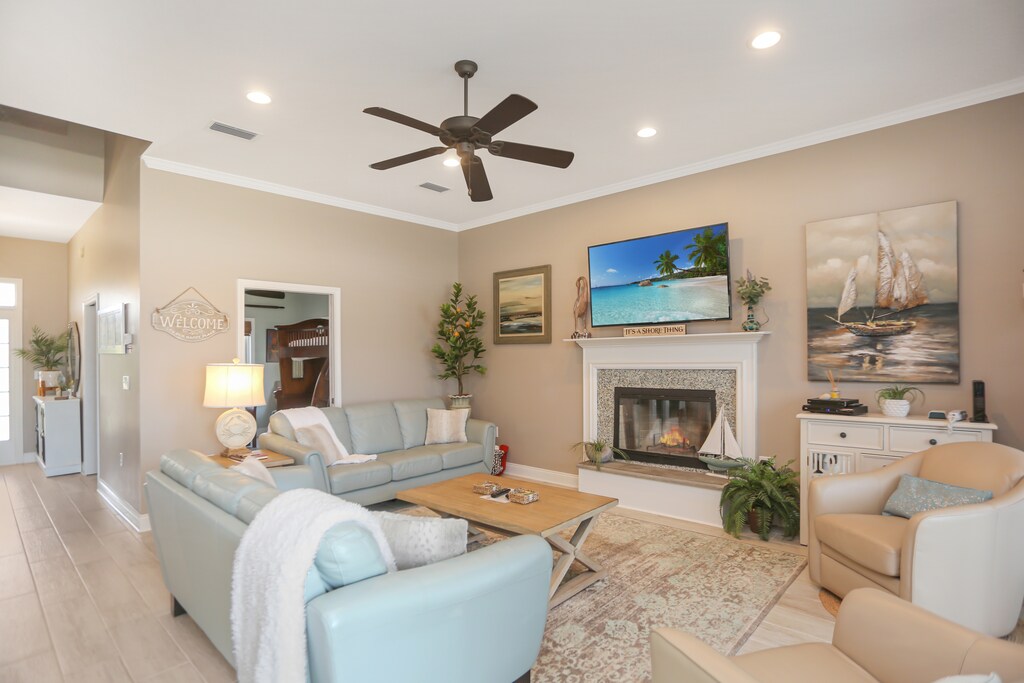 Gulf Front Living Room