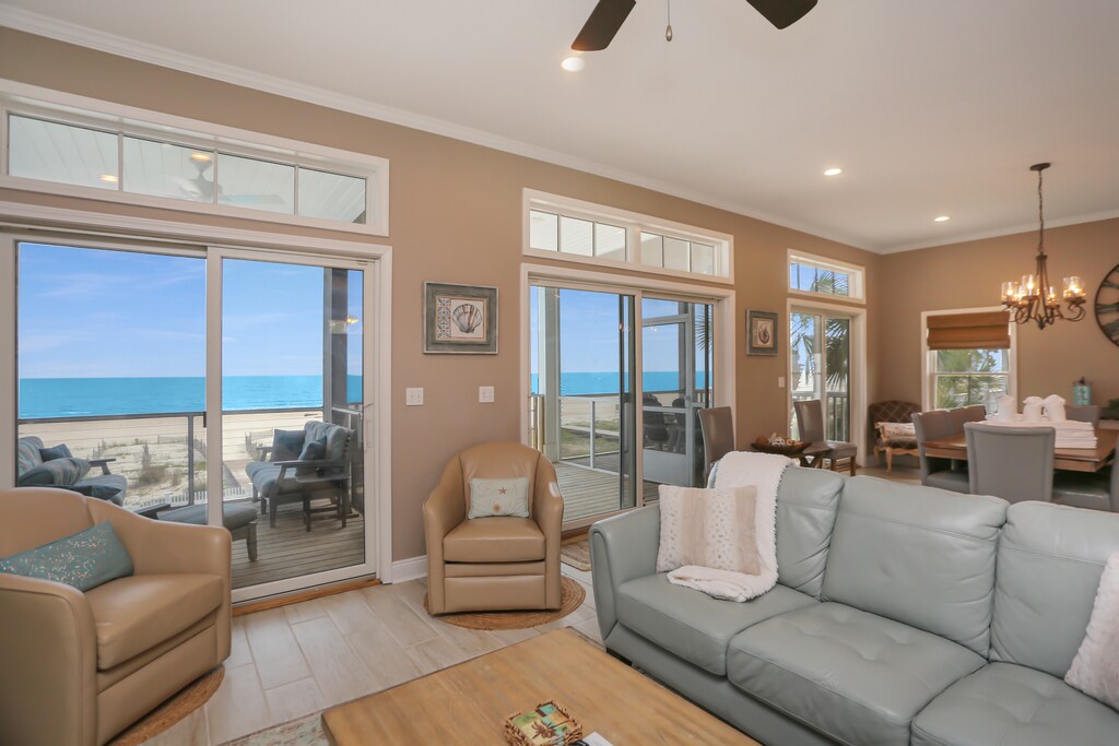 Gulf Front Living Area