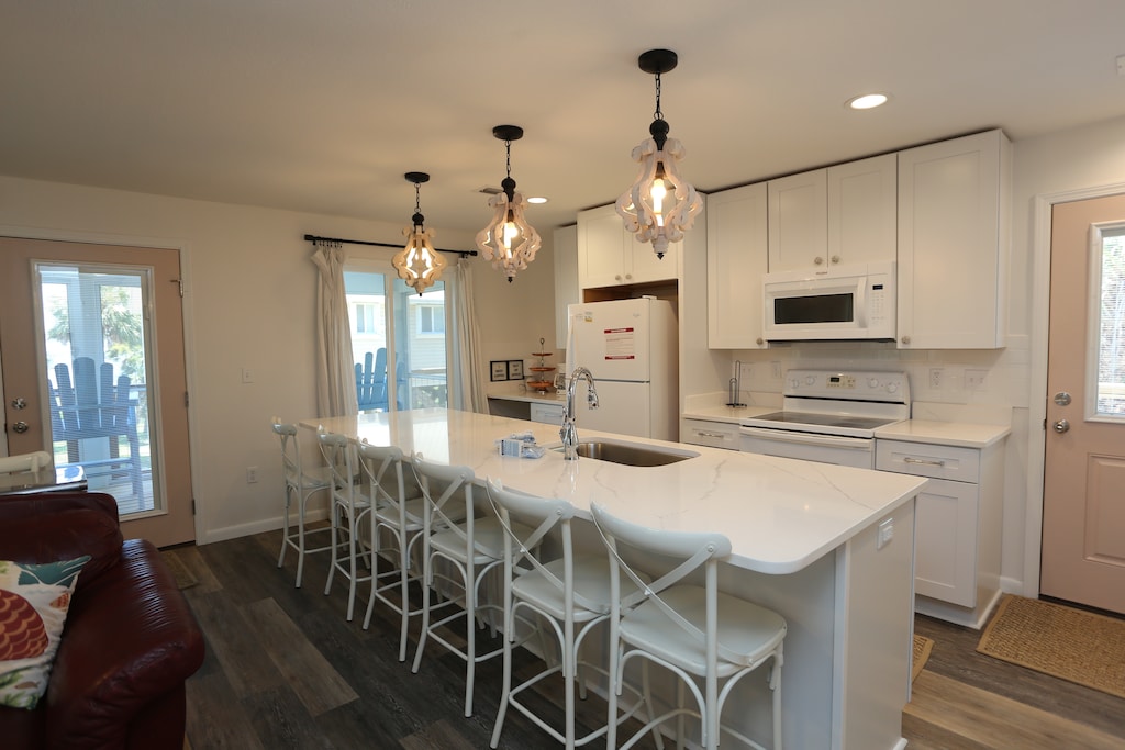 Kitchen with Bar Seating