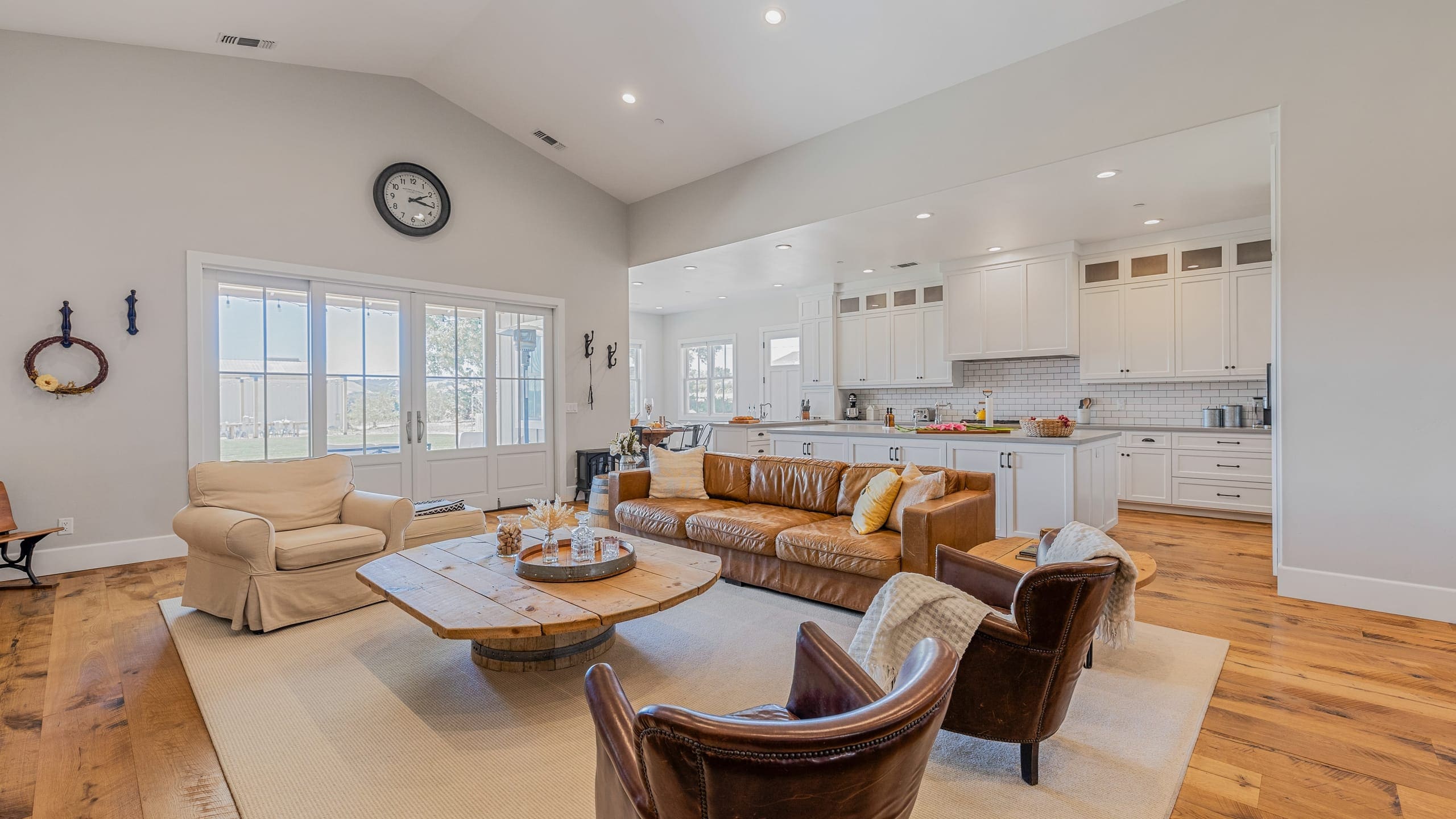 Spacious living area features an open-layout and tons of natural light.