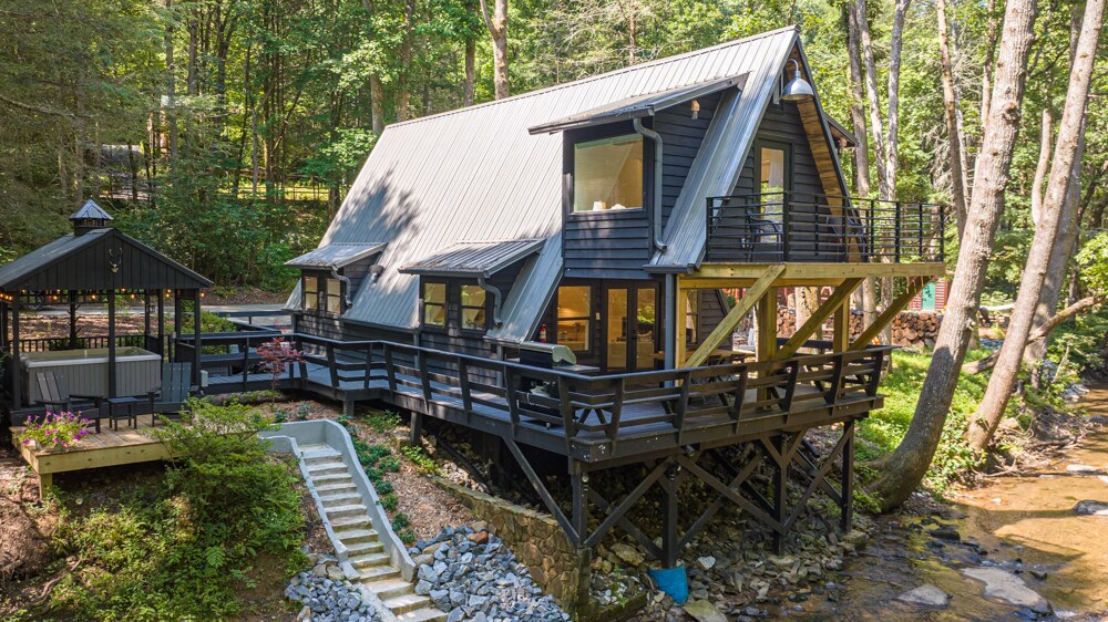 Property Image 1 - A Simple Song - Creekfront | A-Frame | Hot Tub