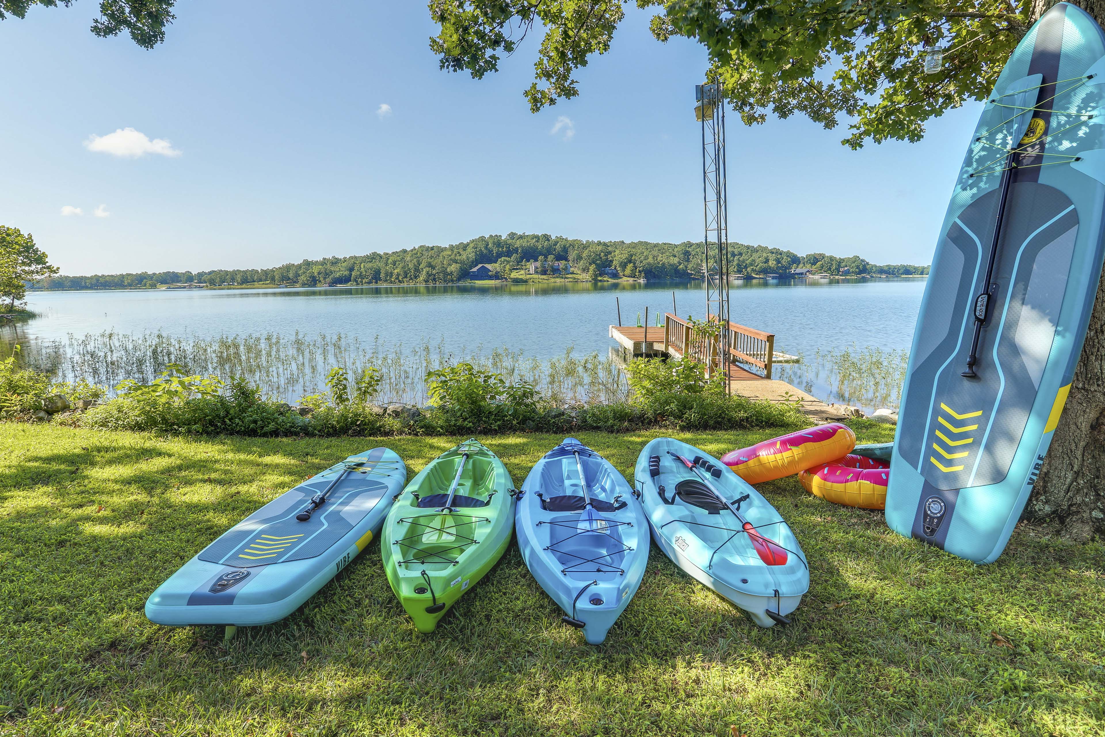 Property Image 2 - Lakefront Arkansas Escape w/ Grill, Dock & Kayaks!