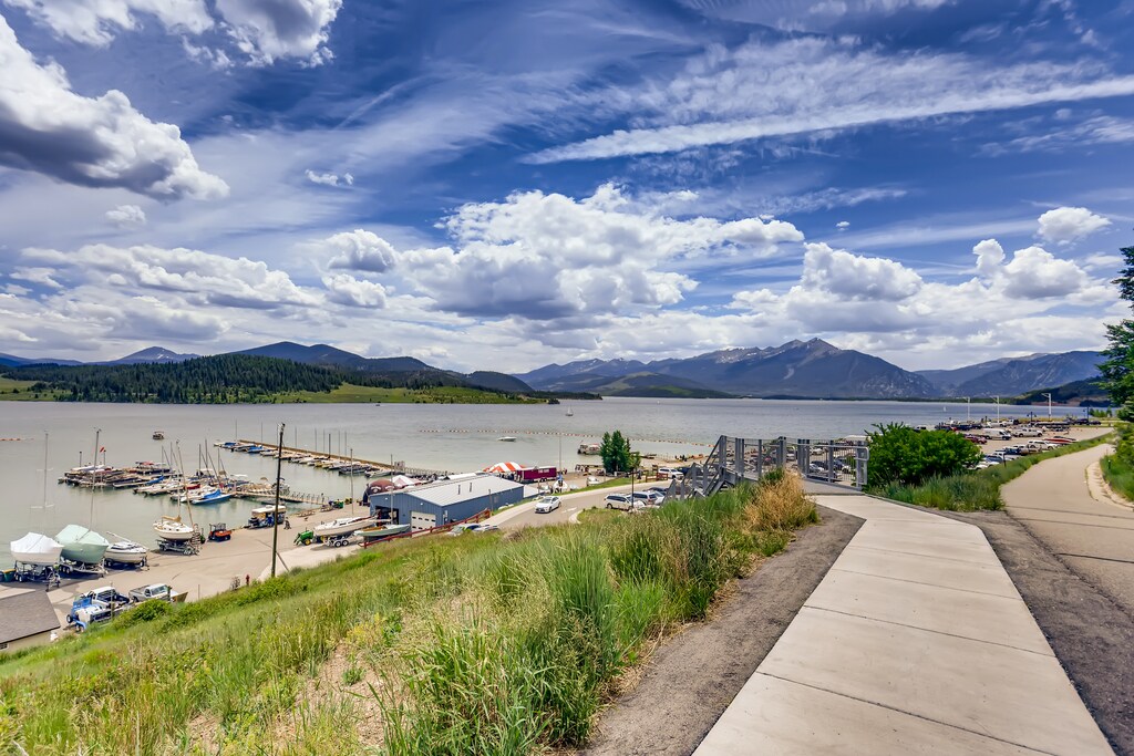 Walking Path to Dillon Marina and Tiki Bar