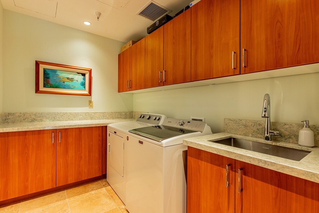 Personal laundry room within your Villa