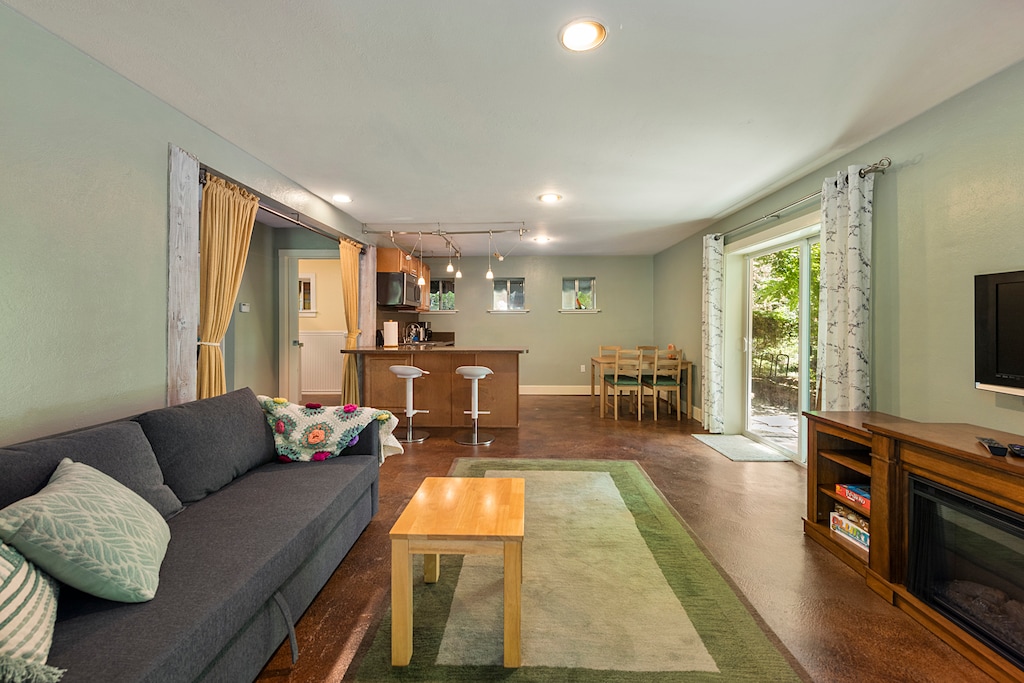 Downstairs suite living room.