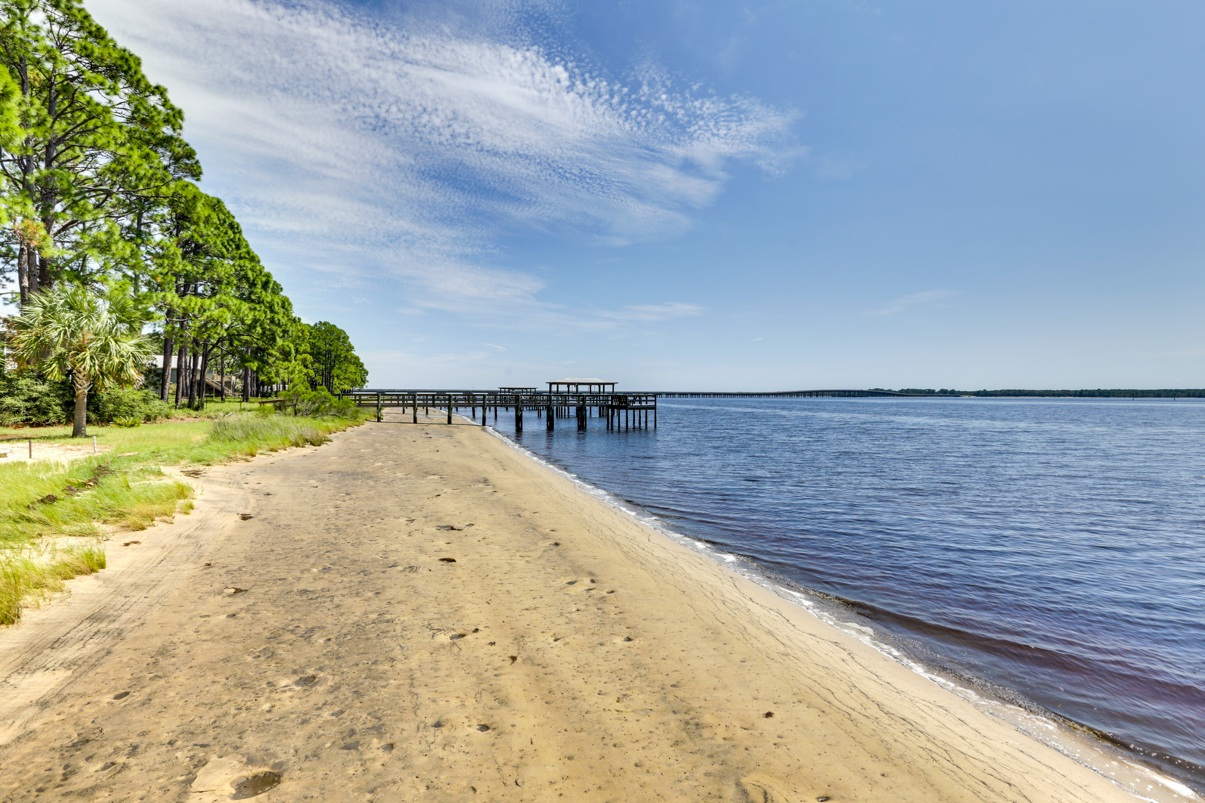 Waterfront Panacea Vacation Rental w/ Boat Dock!