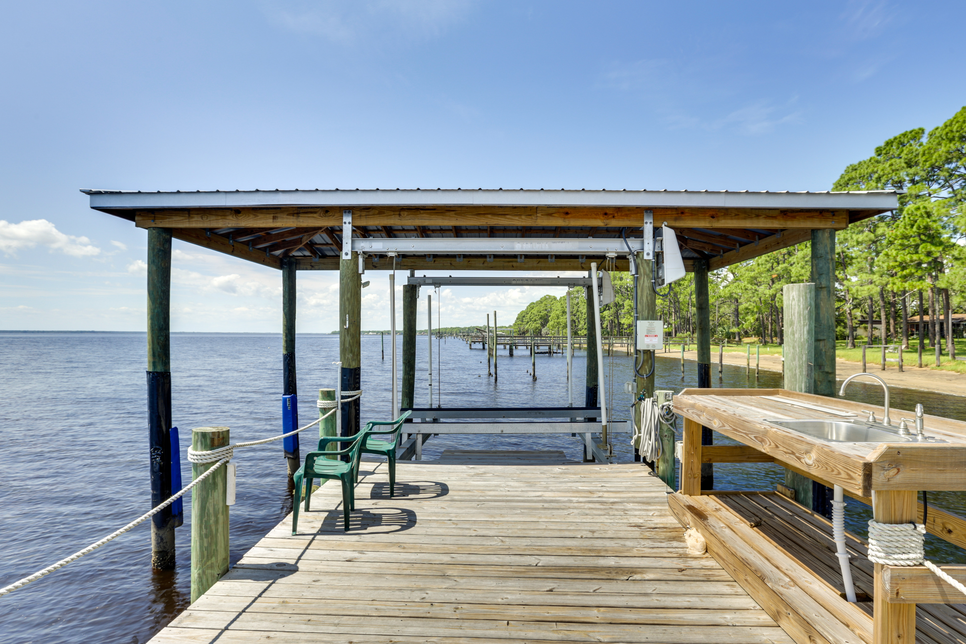 Property Image 2 - Waterfront Panacea Vacation Rental w/ Boat Dock!