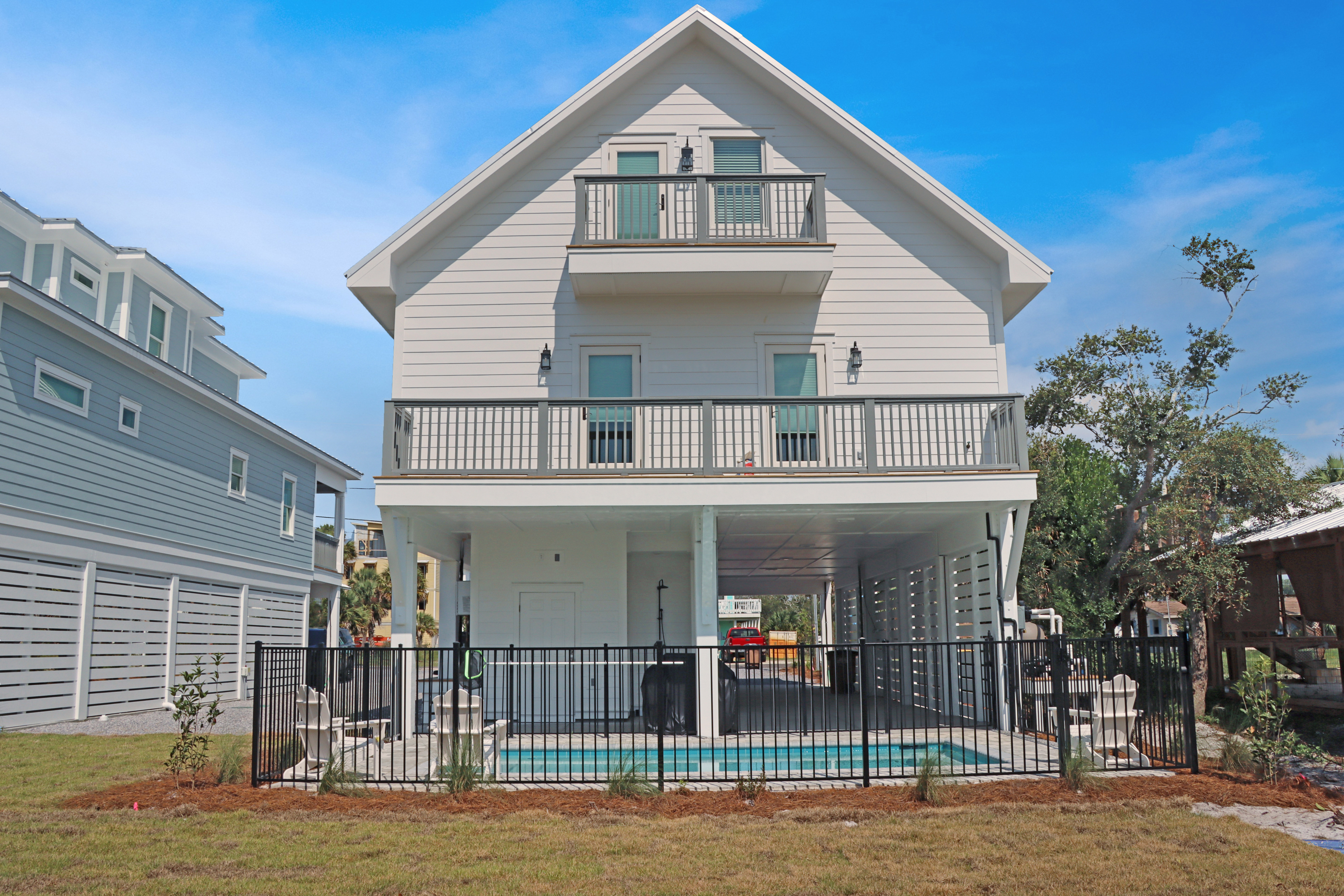 Rear Exterior with Private Pool