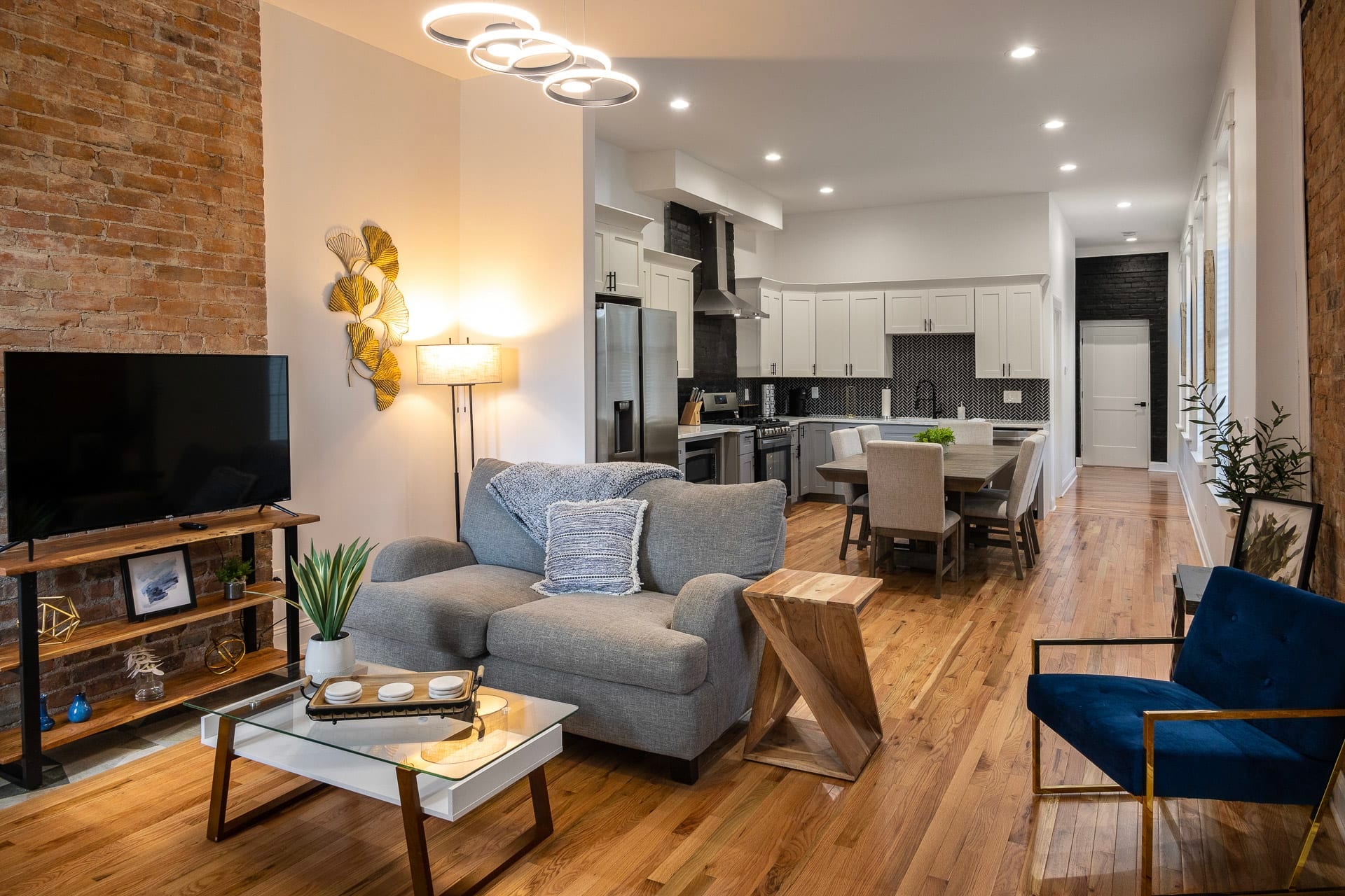 Open Living and Dining Space