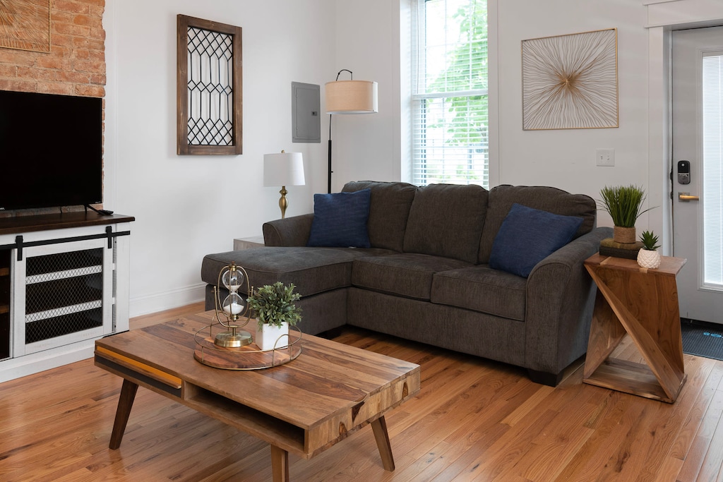 Cozy living room with stylish decor