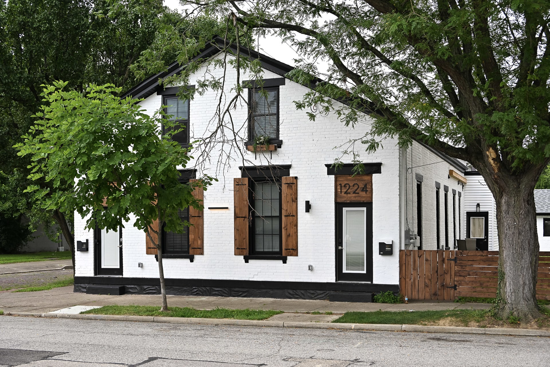 Ample parking in a charming neighborhood