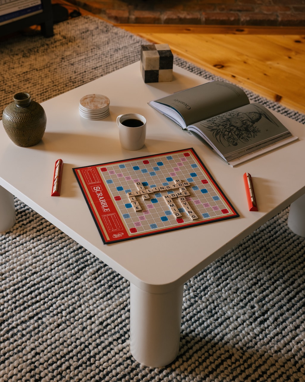 There are plenty of board games for you and your guests to enjoy.