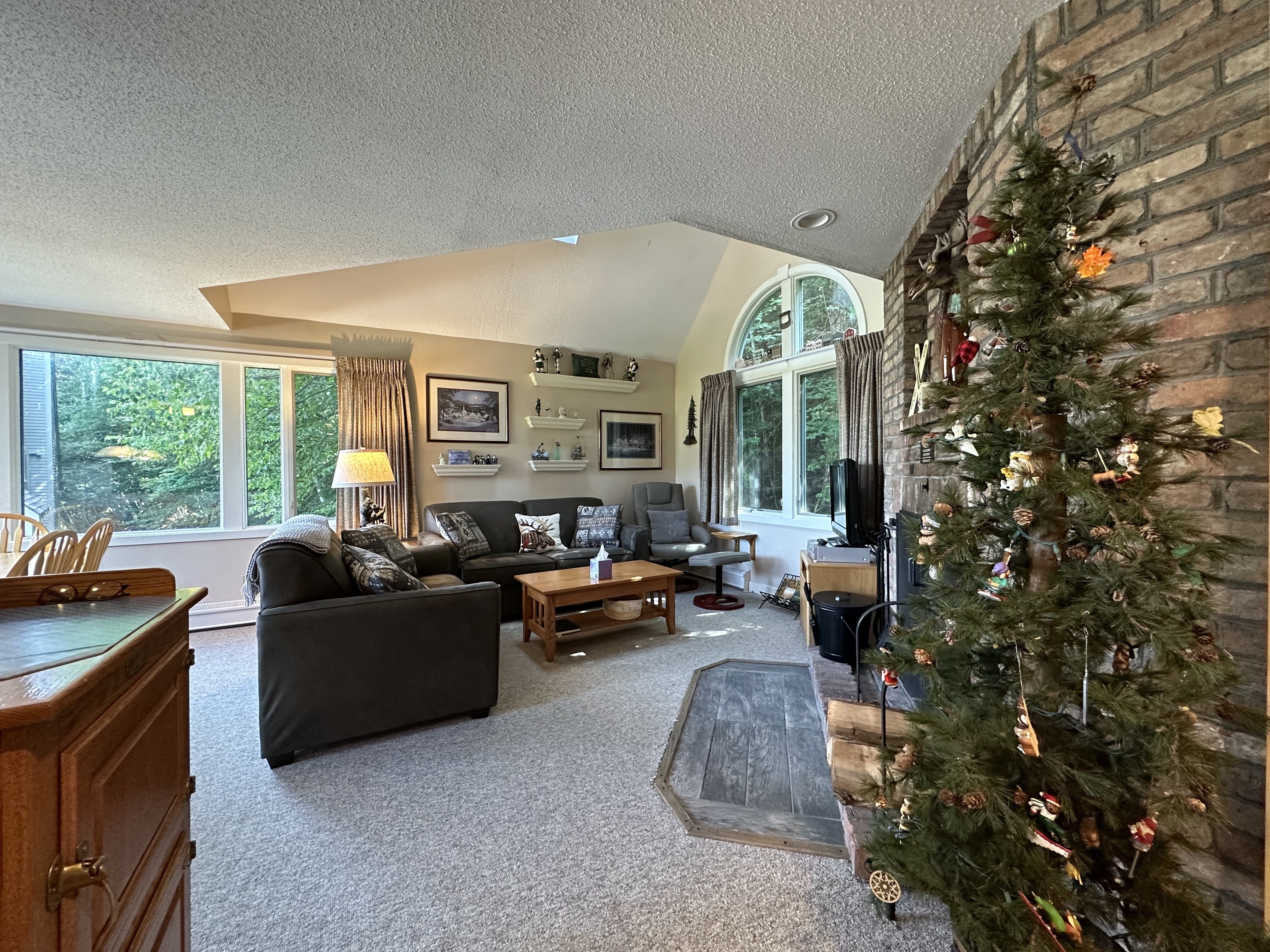 Our beautiful cozy three bedroom Fall Line condominium with wood burning fireplace is the perfect place to relax after a day of skiing or golfing.