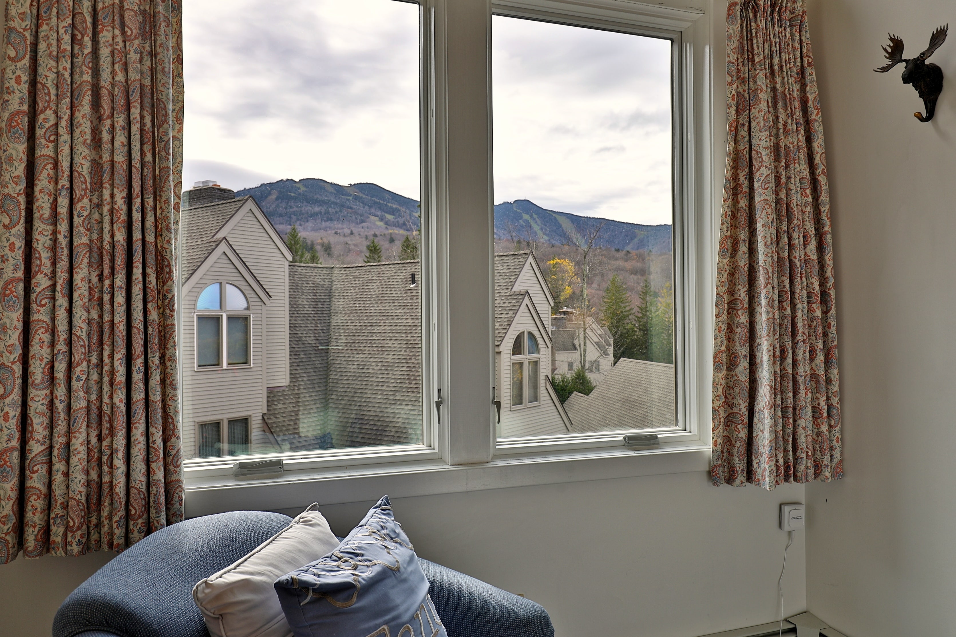 View of Killington mountain from Queen bedroom