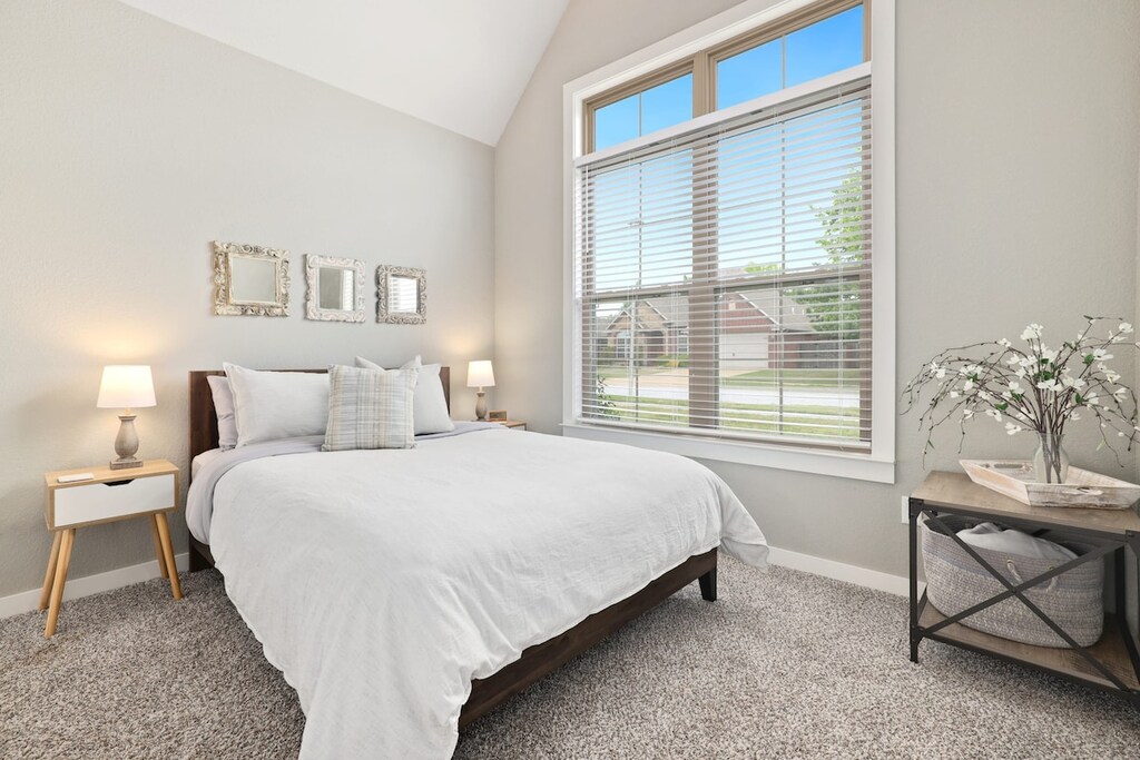 Our second bedroom has a Queen-size bed, closet and en suite bath.