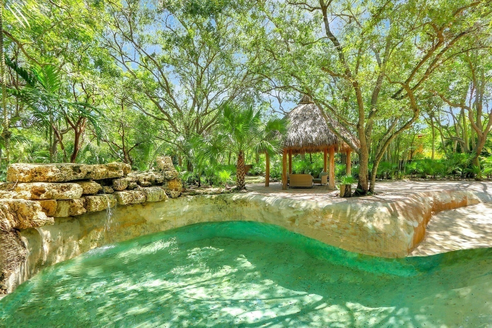 Lagoon Pool | centerpiece of the backyard