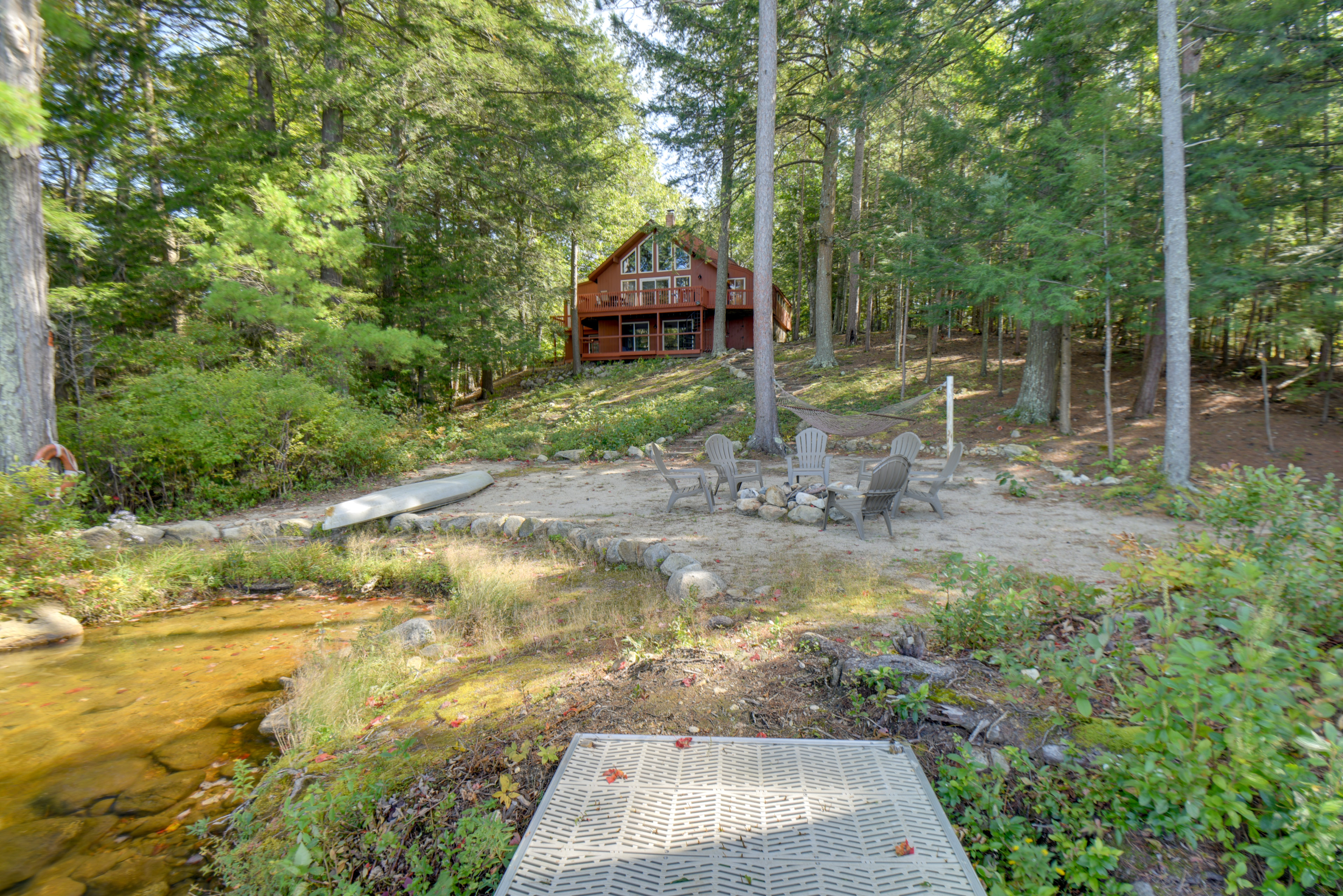 Property Image 2 - Waterfront New Durham Retreat: Swim Dock, Fire Pit