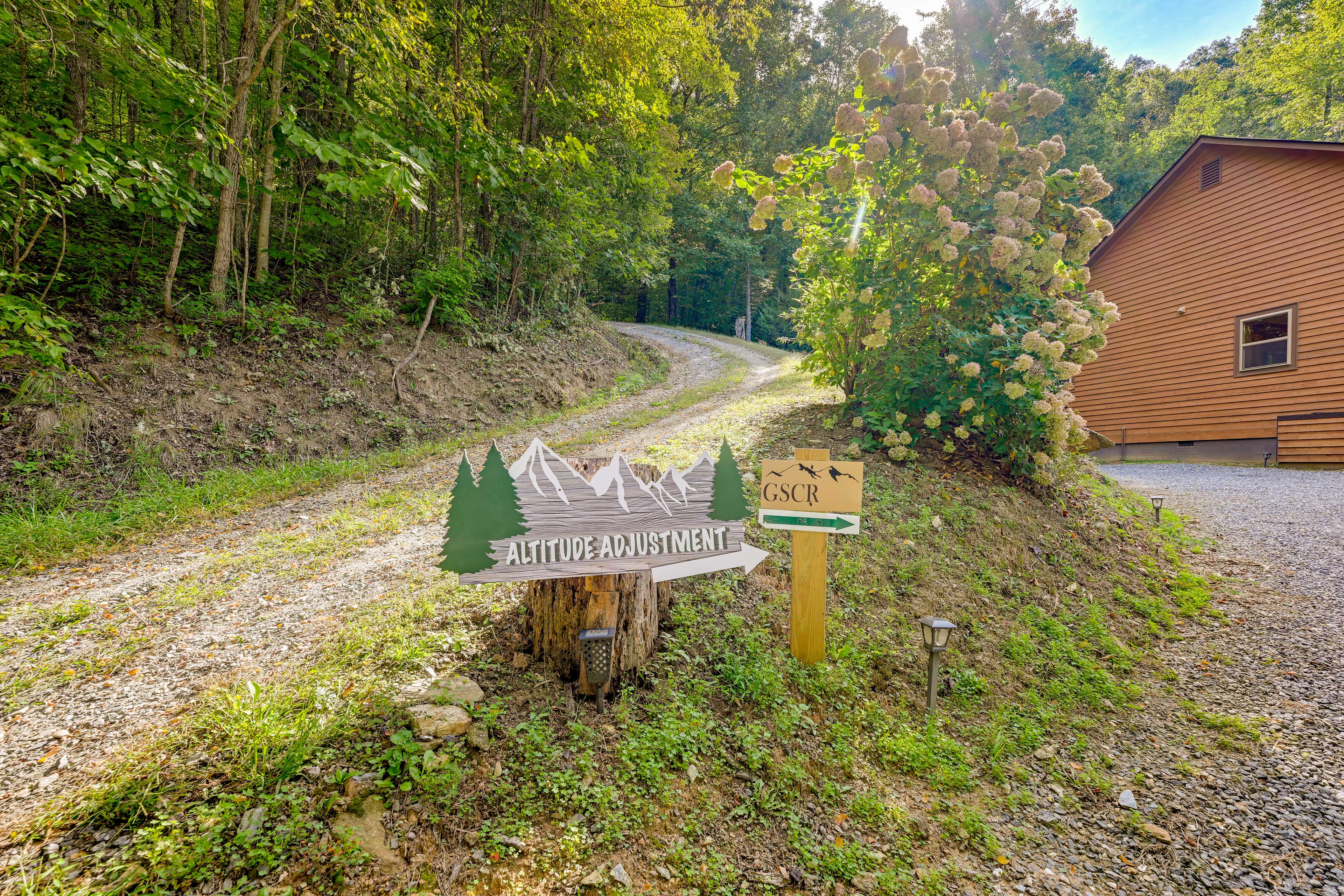 Property Image 1 - Bright Bryson City Cabin w/ Fire Pit & Hot Tubs!